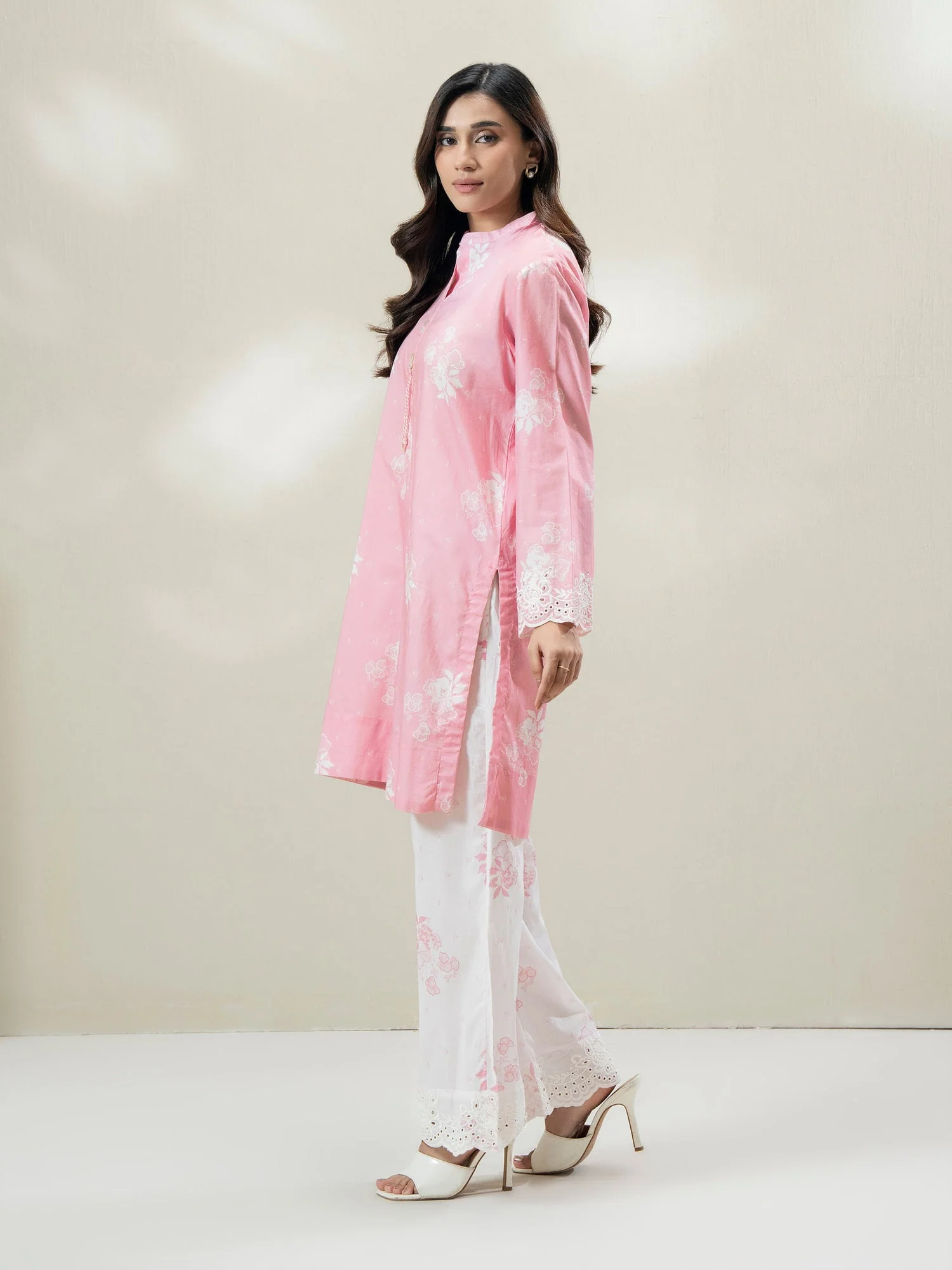2-Piece Cambric Suit-Embroidered (Pret) - Image 4