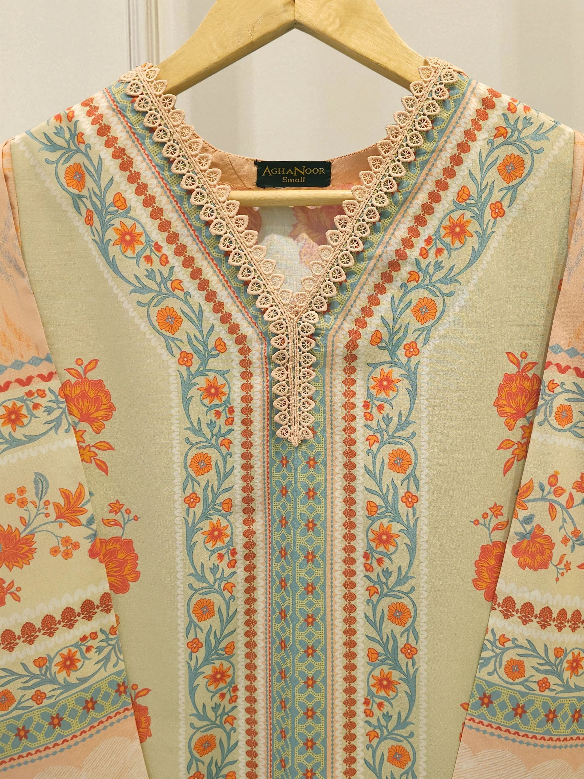 2 Piece - Digital Printed Cambric Suit - Image 4