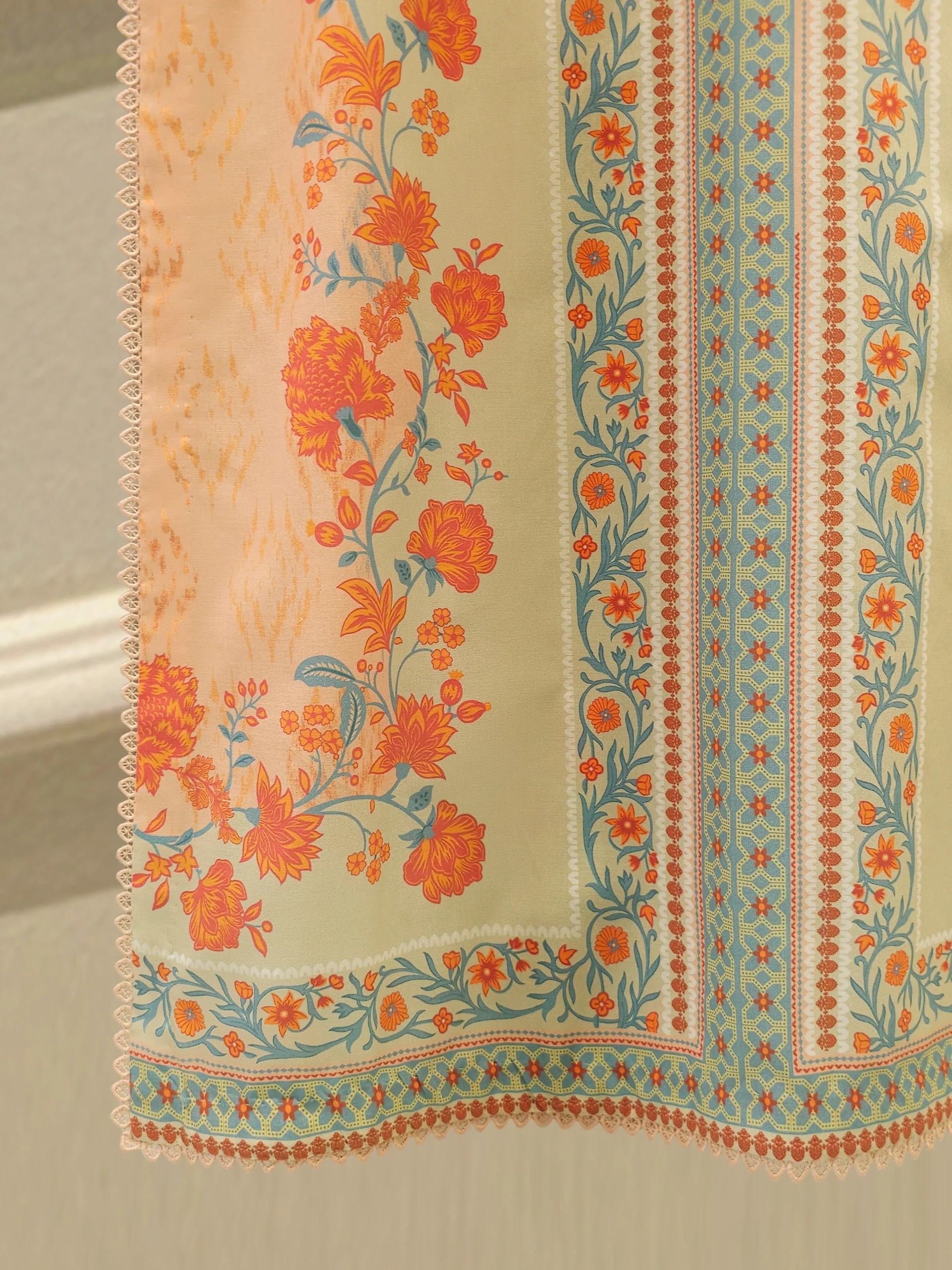 2 Piece - Digital Printed Cambric Suit - Image 6
