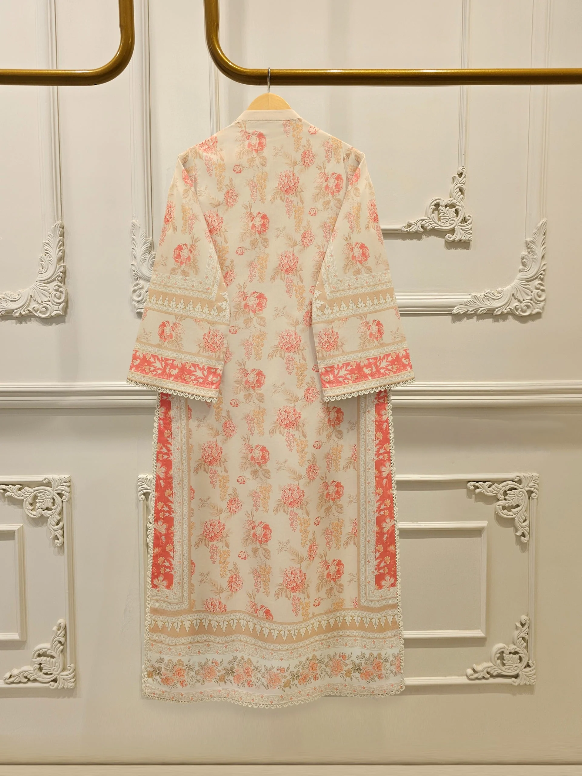 2 Piece - Digital Printed Cambric Suit - Image 2