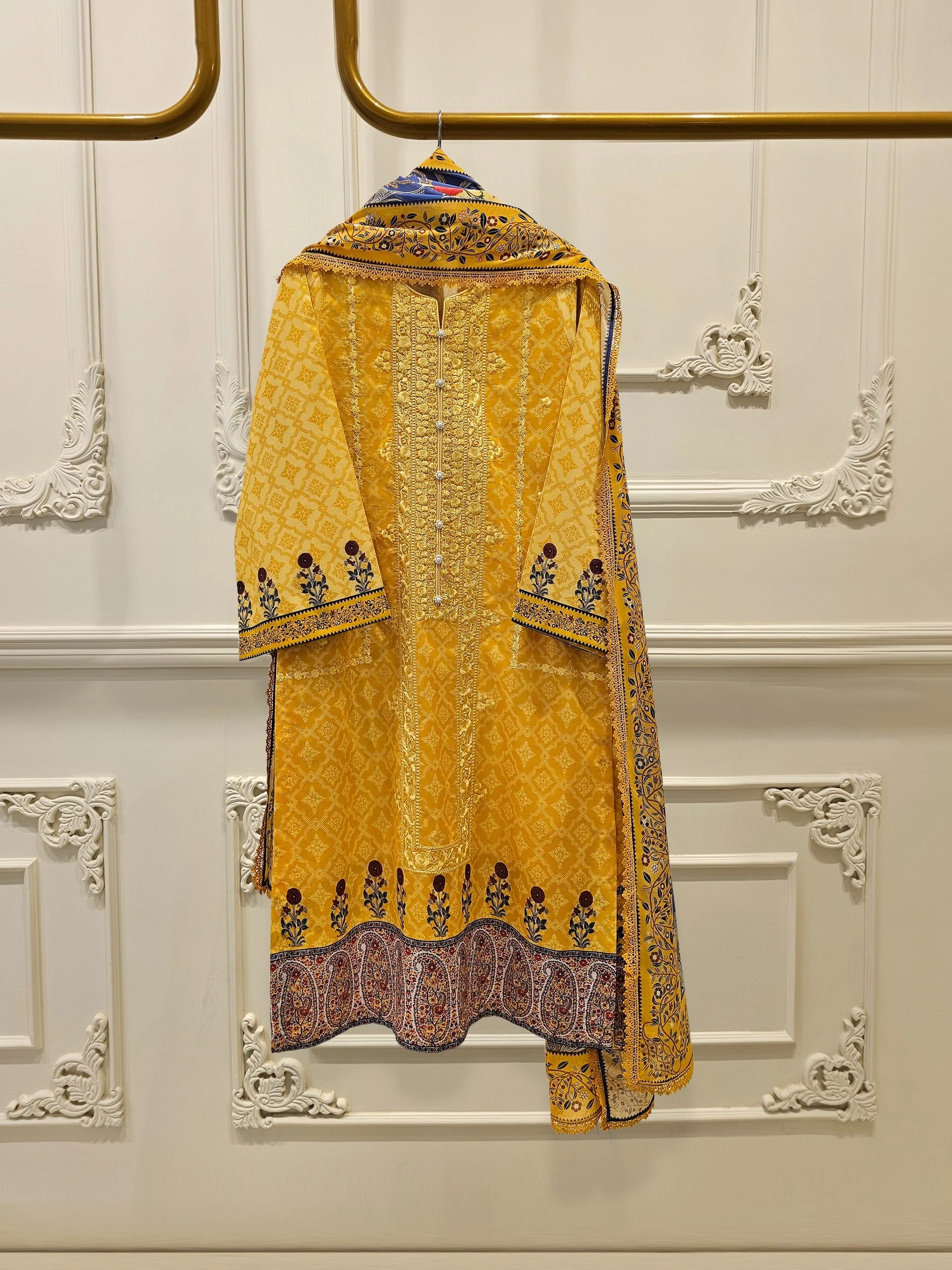 2 Piece - Digital Printed Embroidered Lawn Suit