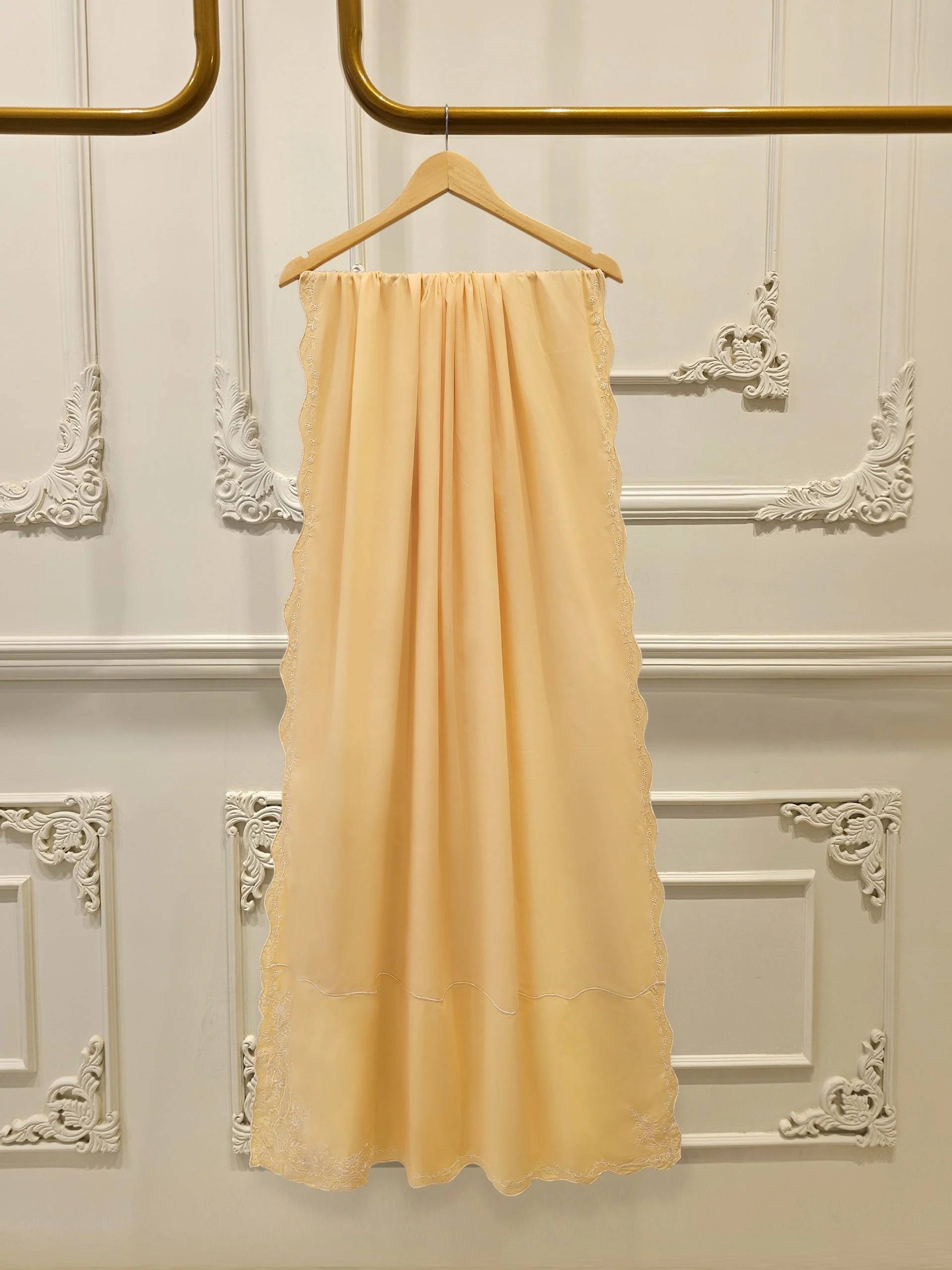 2 Piece - Embroidered Cambric Suit - Image 3