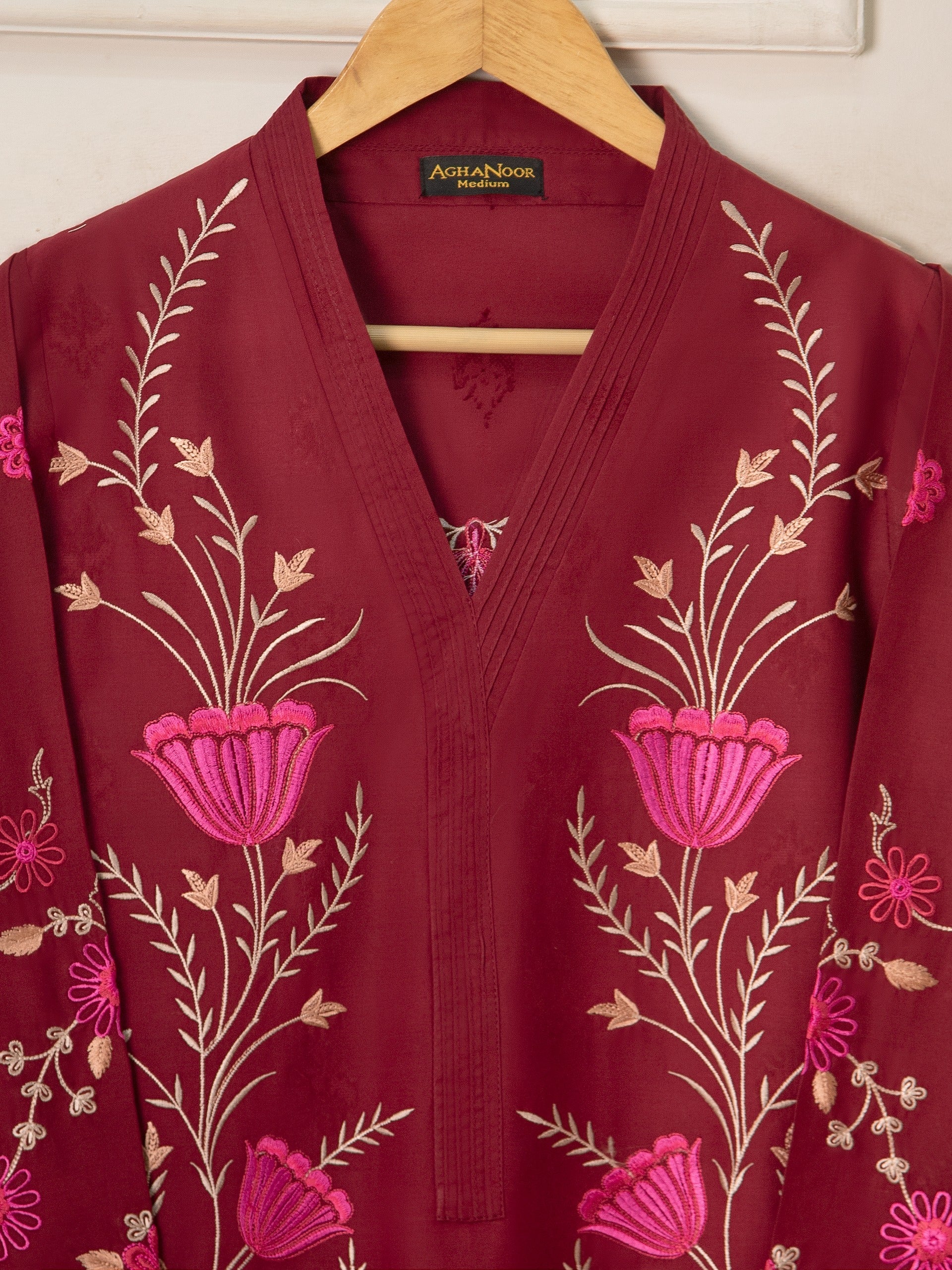 2 Piece - Embroidered Jacquard Suit - Image 4
