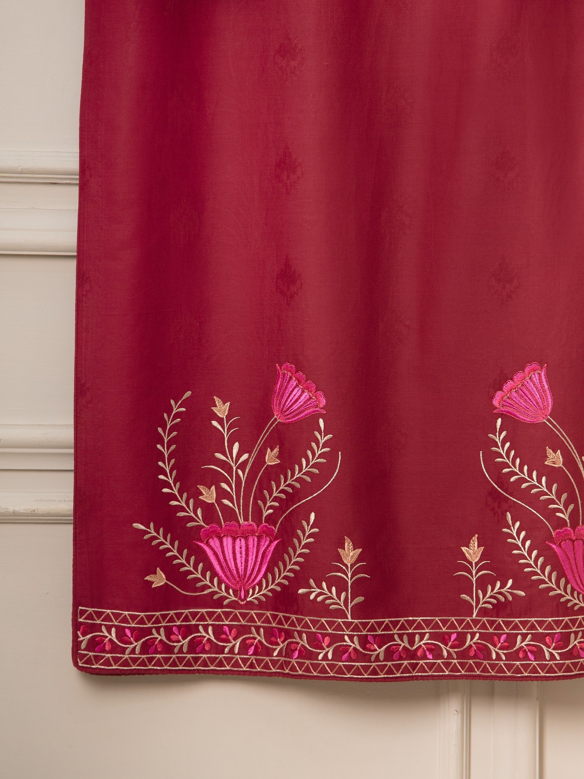 2 Piece - Embroidered Jacquard Suit - Image 8