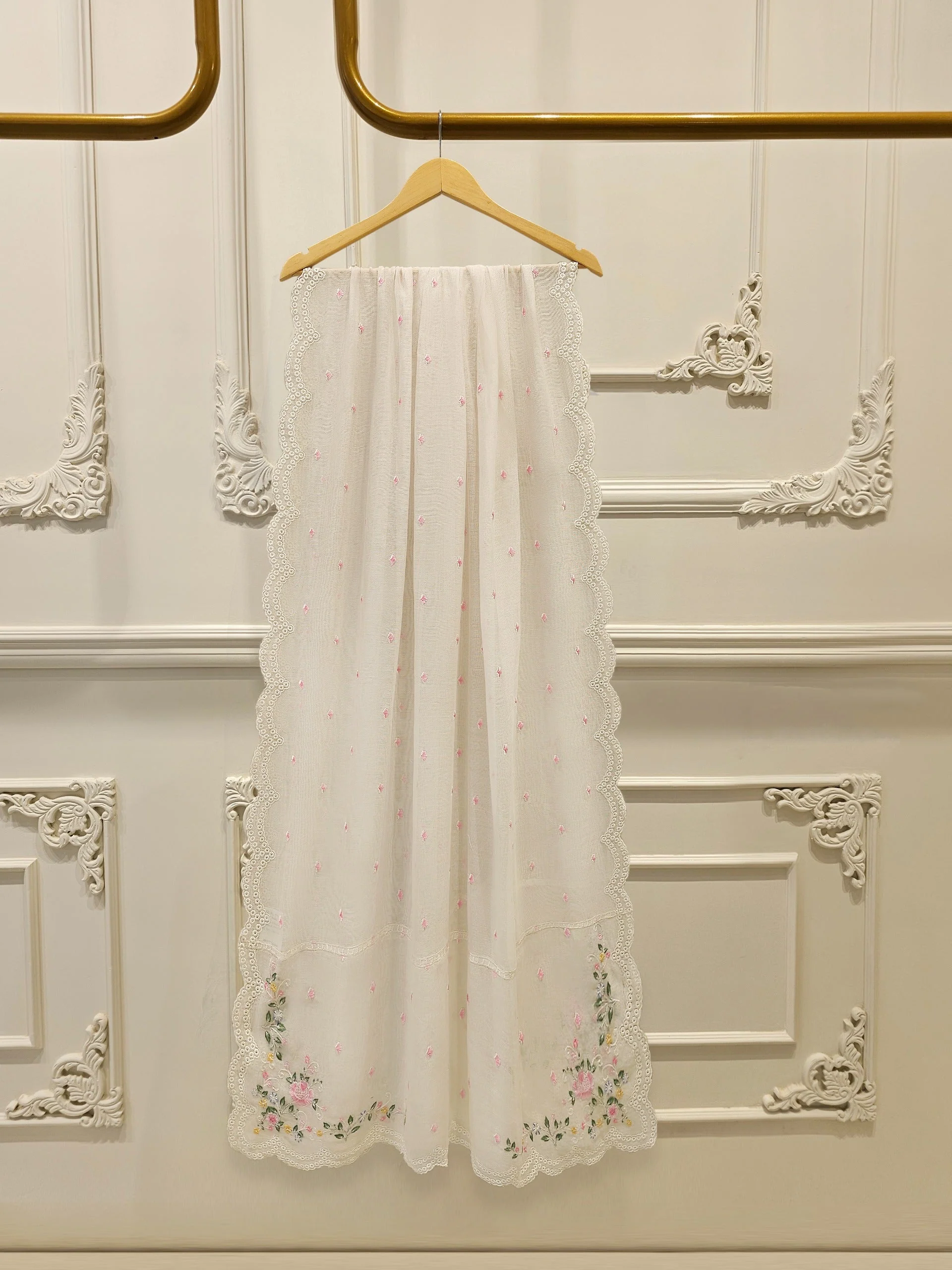 2 Piece - Embroidered Khaddar Suit - Image 3