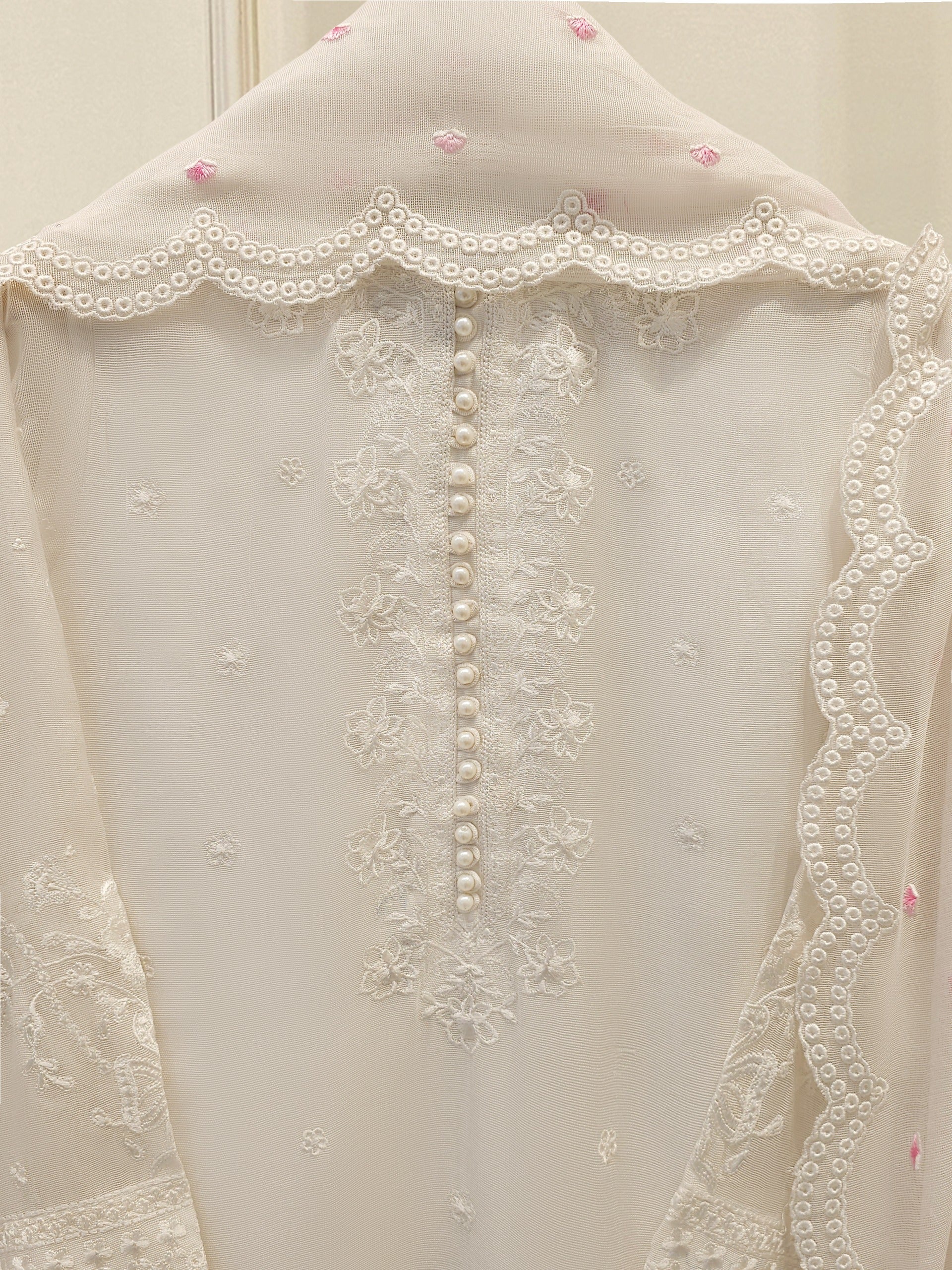 2 Piece - Embroidered Khaddar Suit - Image 5