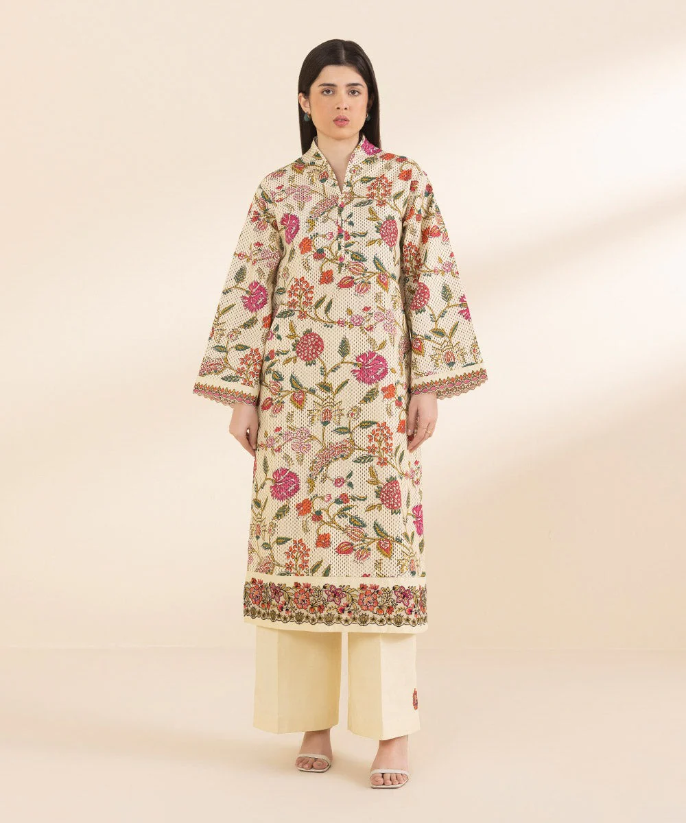 2 Piece - Embroidered Lawn Suit