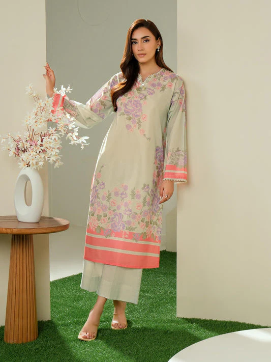 2 Piece Lawn Suit-Printed (Unstitched) - Image 2