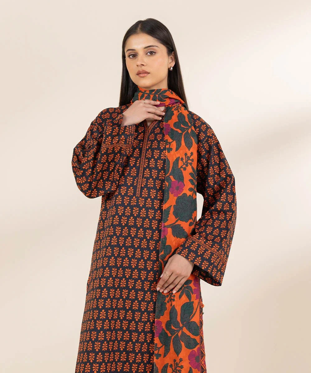 2 Piece - Printed Lawn Suit - Image 4