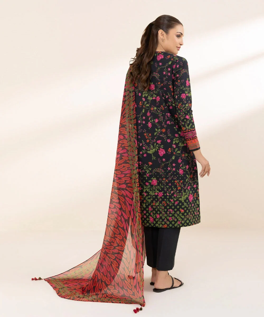 2 Piece - Printed Lawn Suit - Image 2