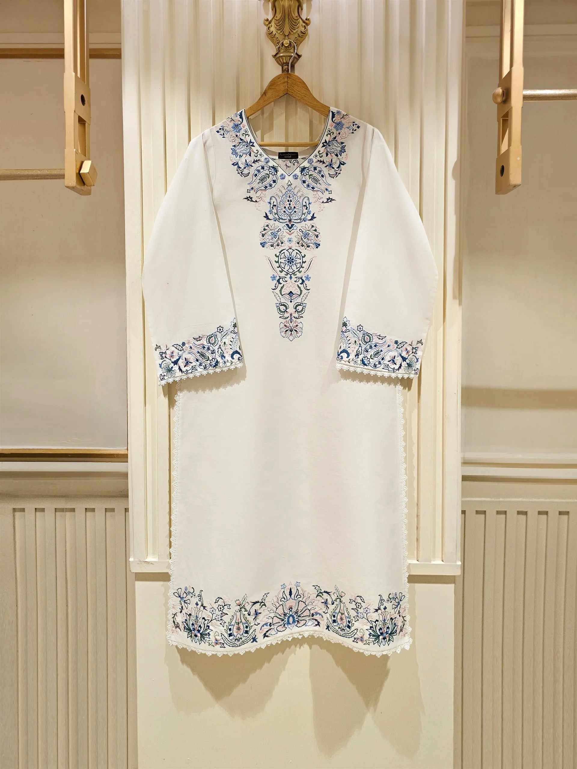2 Piece - Pure Embroidered Lawn Suit - Image 3
