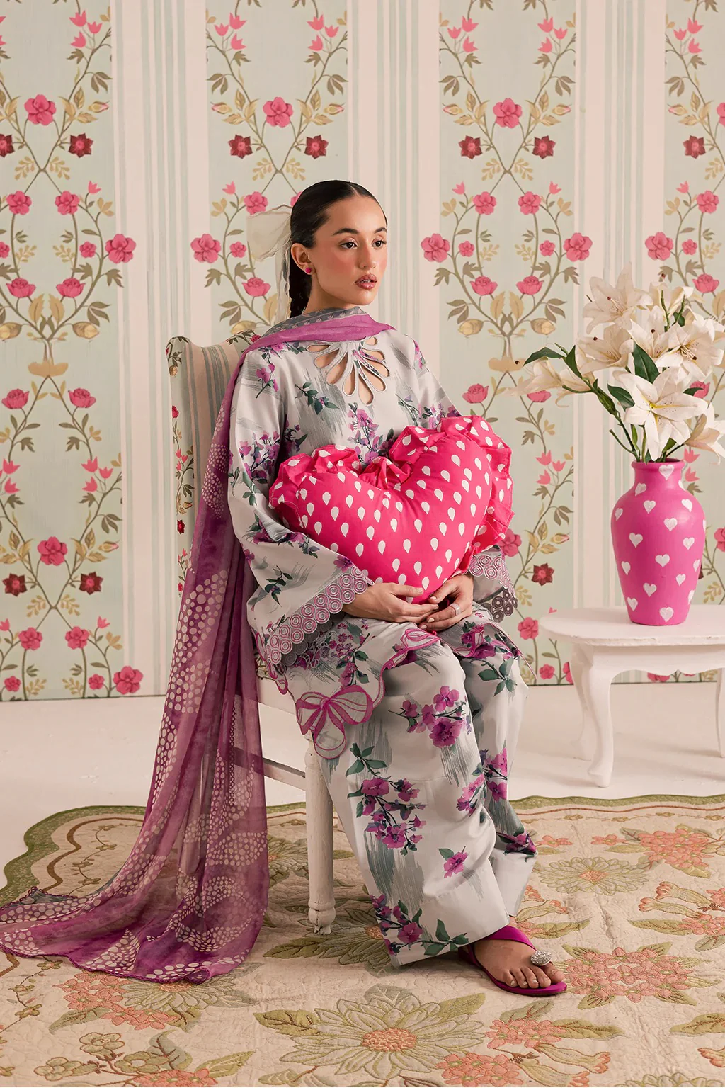3-Piece Silk Printed Suit - Image 12