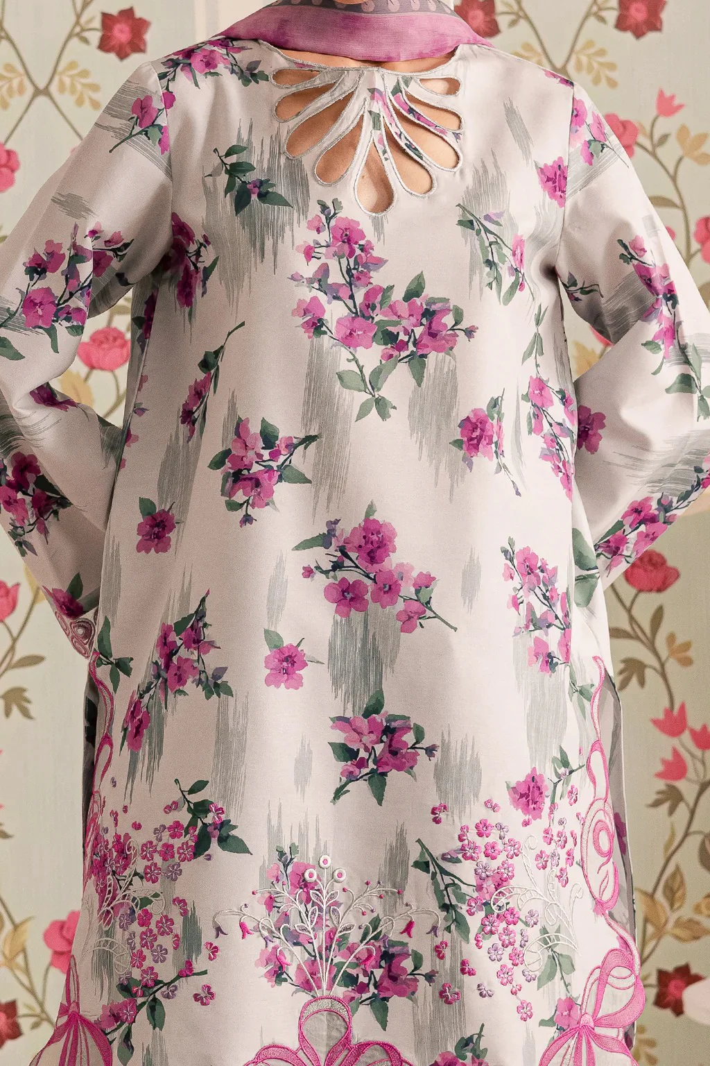 3-Piece Silk Printed Suit - Image 9