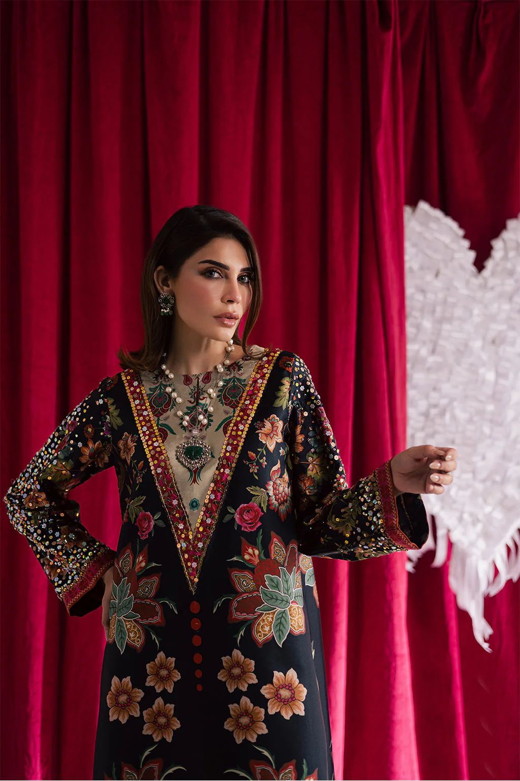2-Piece Silk Printed Suit - Image 7