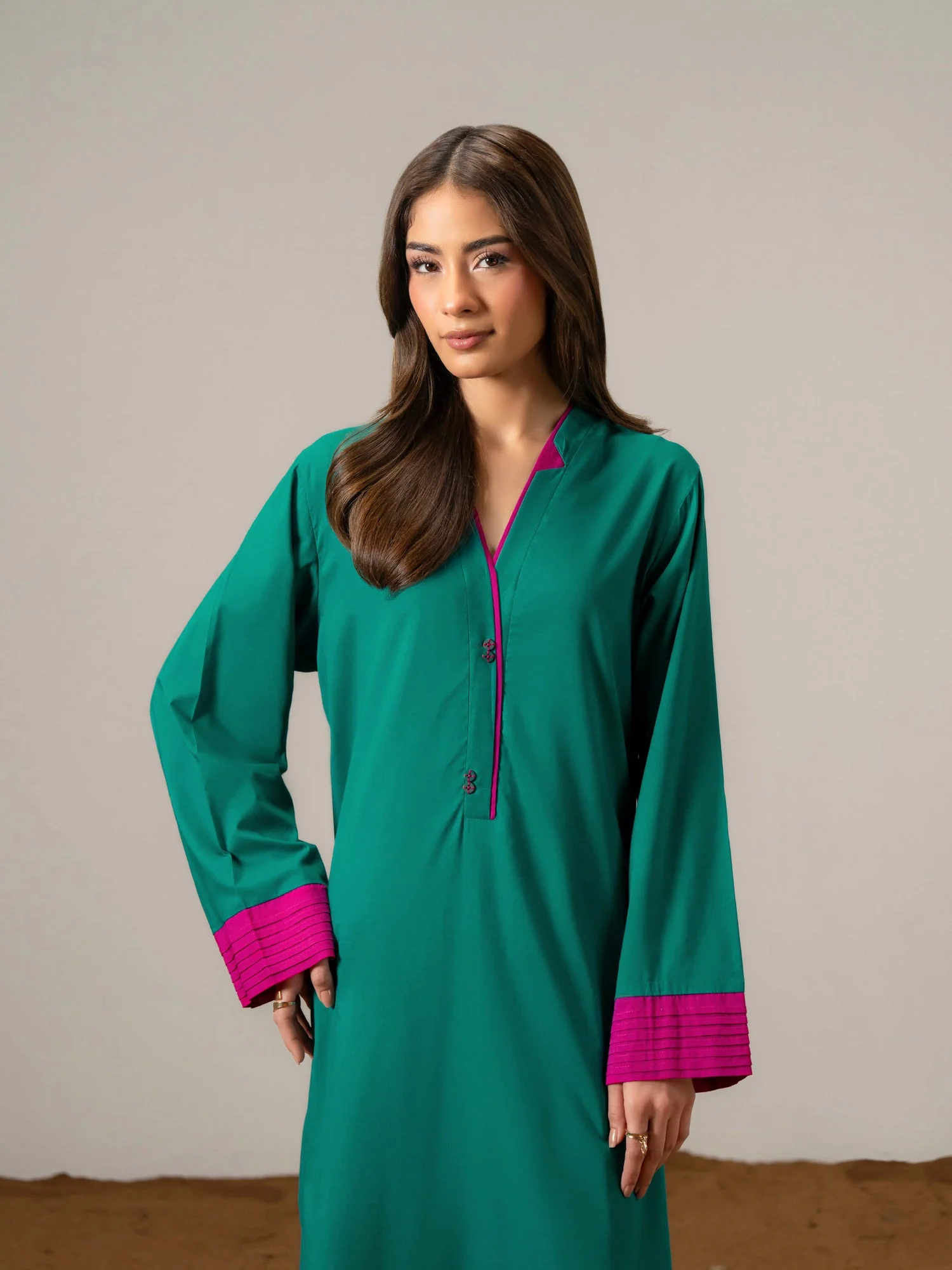 2 Piece Viscose Suit-Dyed (Pret) - Image 4