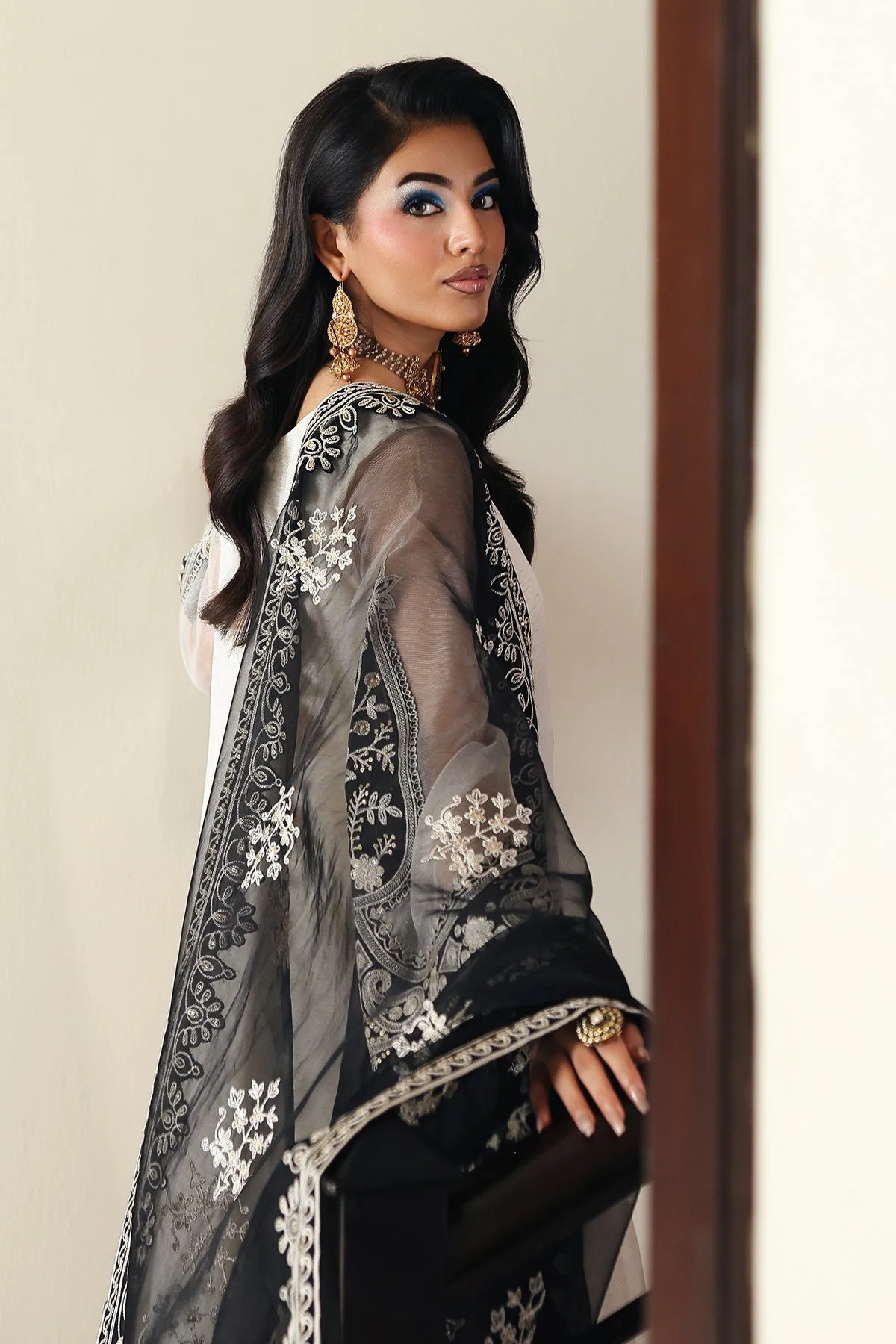 3-PC Embroidered Cotton - Image 3