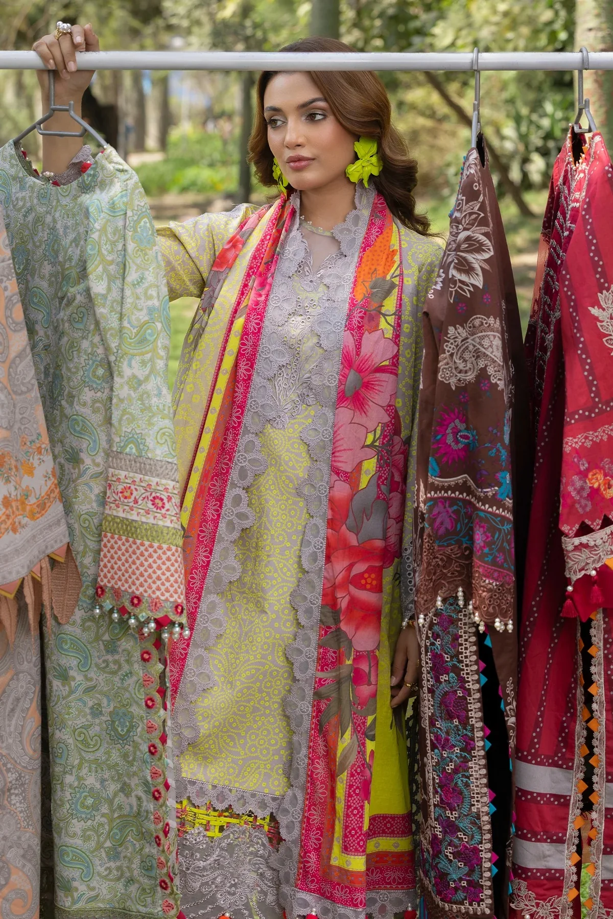 3-PC Embroidered Lawn - Image 4