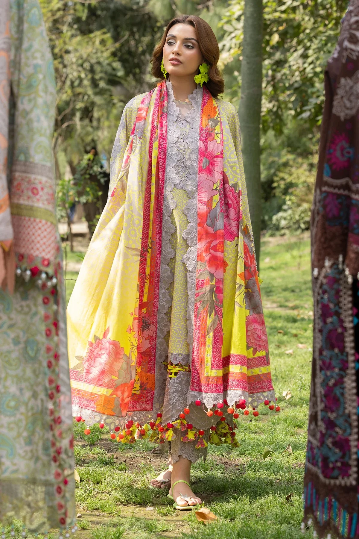 3-PC Embroidered Lawn - Image 5
