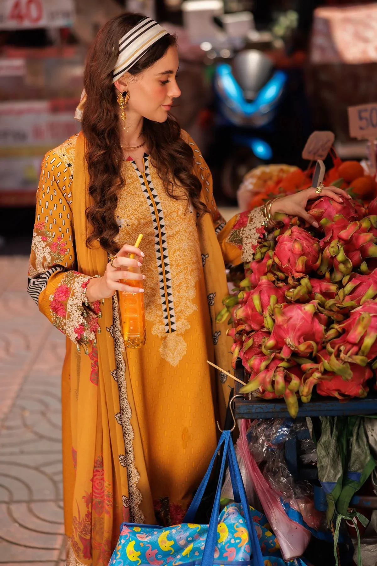 3-PC Unstitched Embroidered Lawn Collection - Image 5