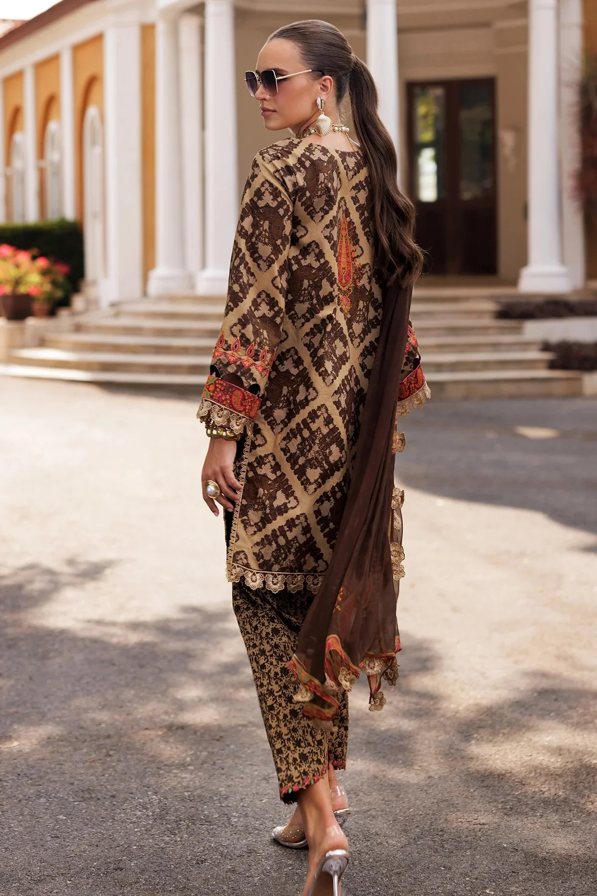 3-PC Unstitched Embroidered Lawn Collection - Image 2
