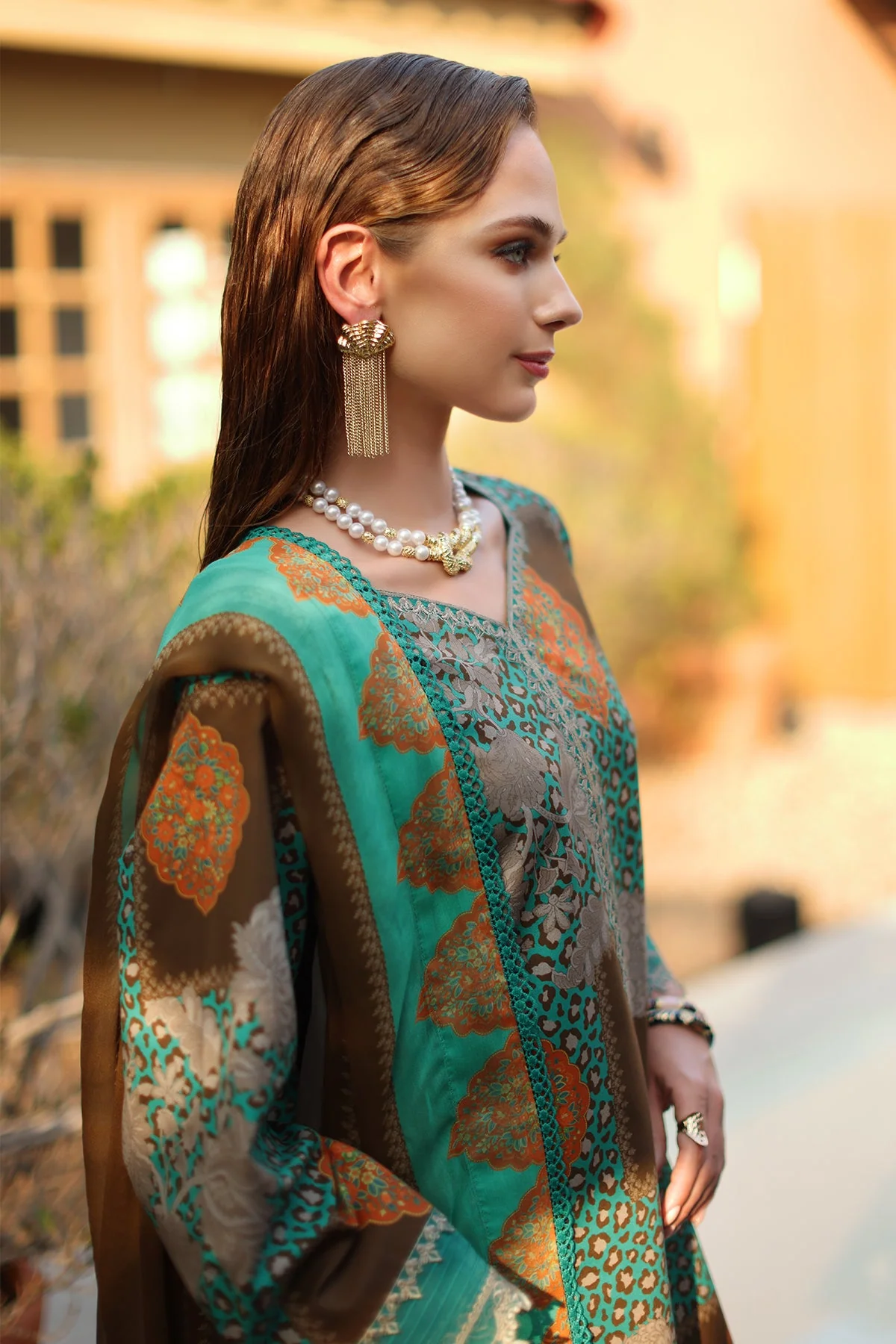 3-PC Unstitched Embroidered Lawn Collection - Image 4