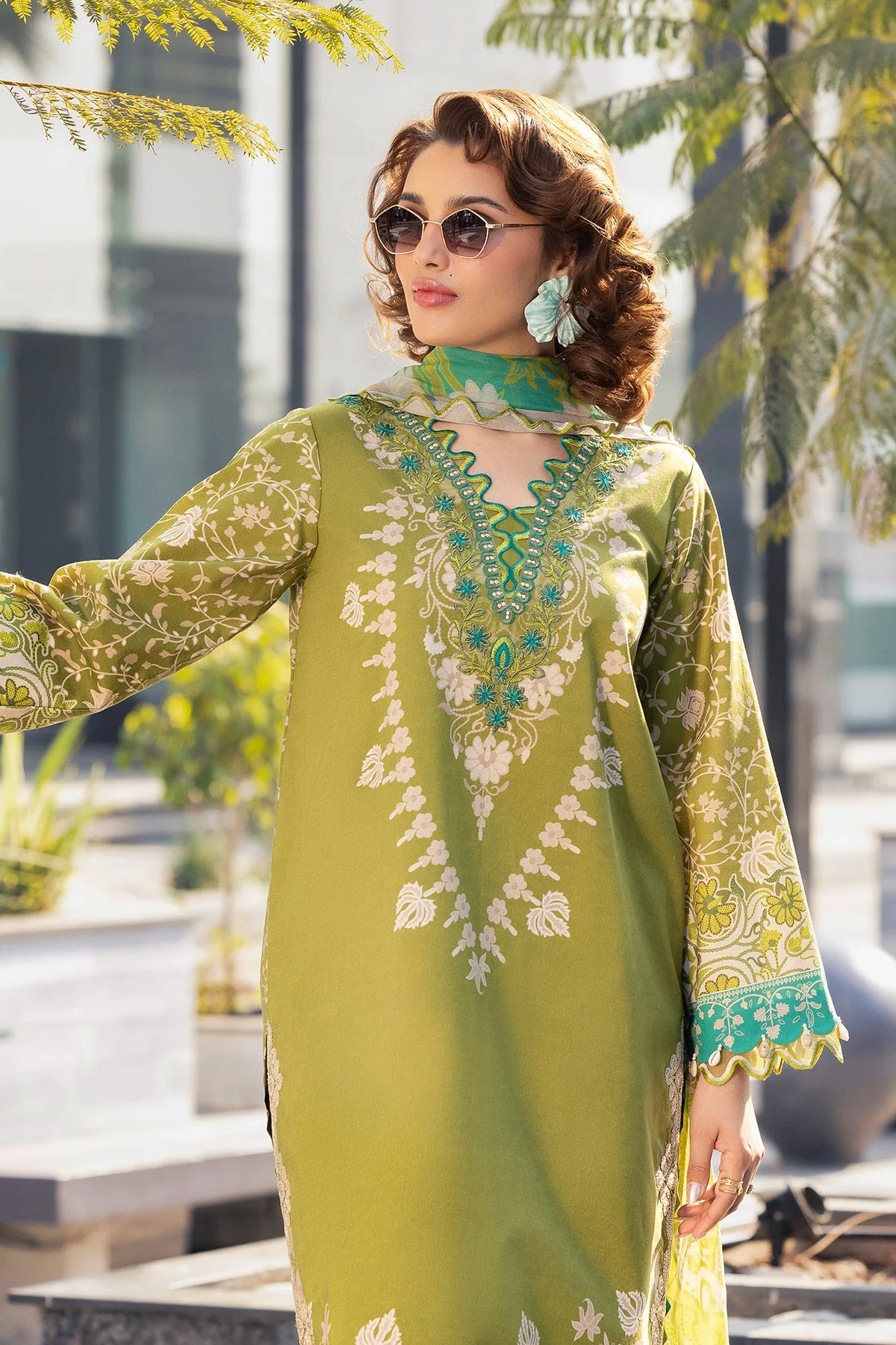 3-PC Unstitched Embroidered Lawn Collection - Image 5