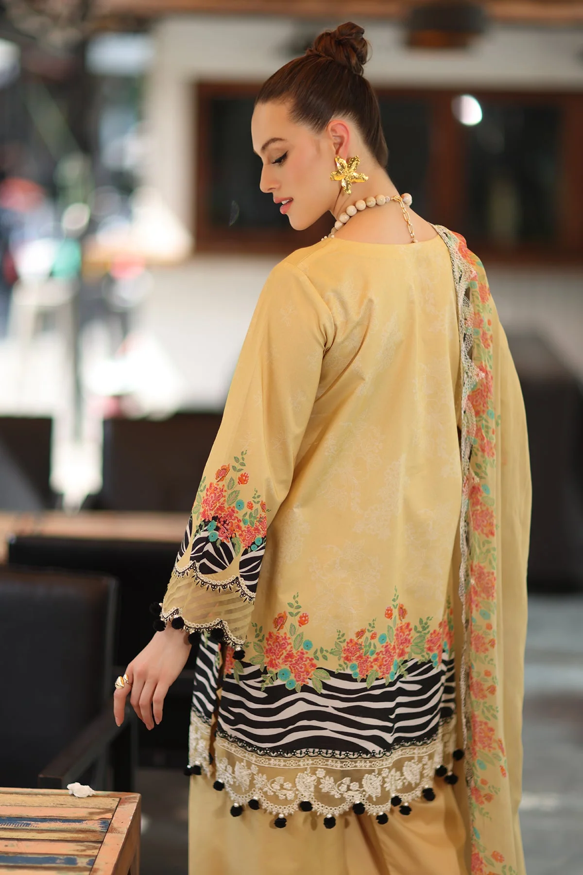 3-PC Unstitched Embroidered Lawn Collection - Image 2