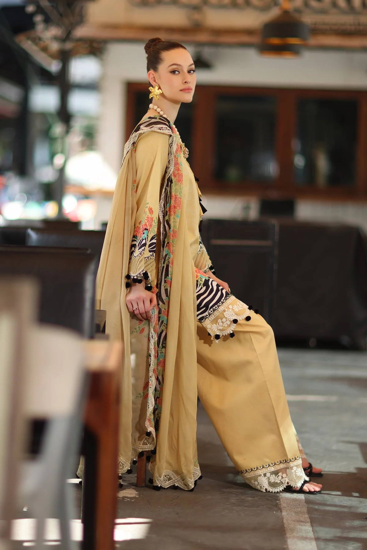 3-PC Unstitched Embroidered Lawn Collection - Image 4