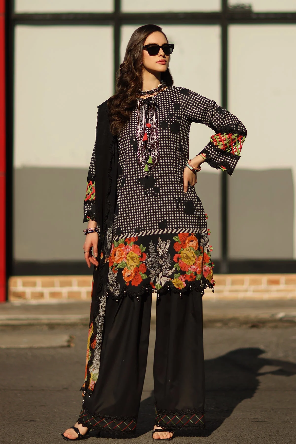 3-PC Unstitched Embroidered Lawn Collection