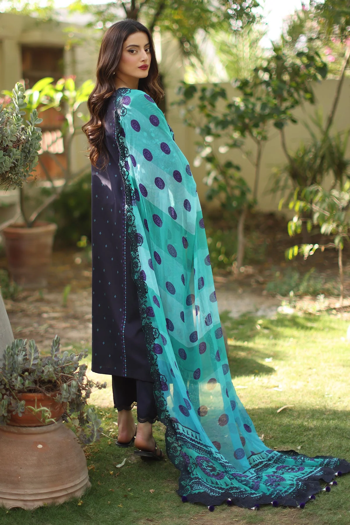 3-PC Unstitched Embroidered Lawn Collection - Image 2