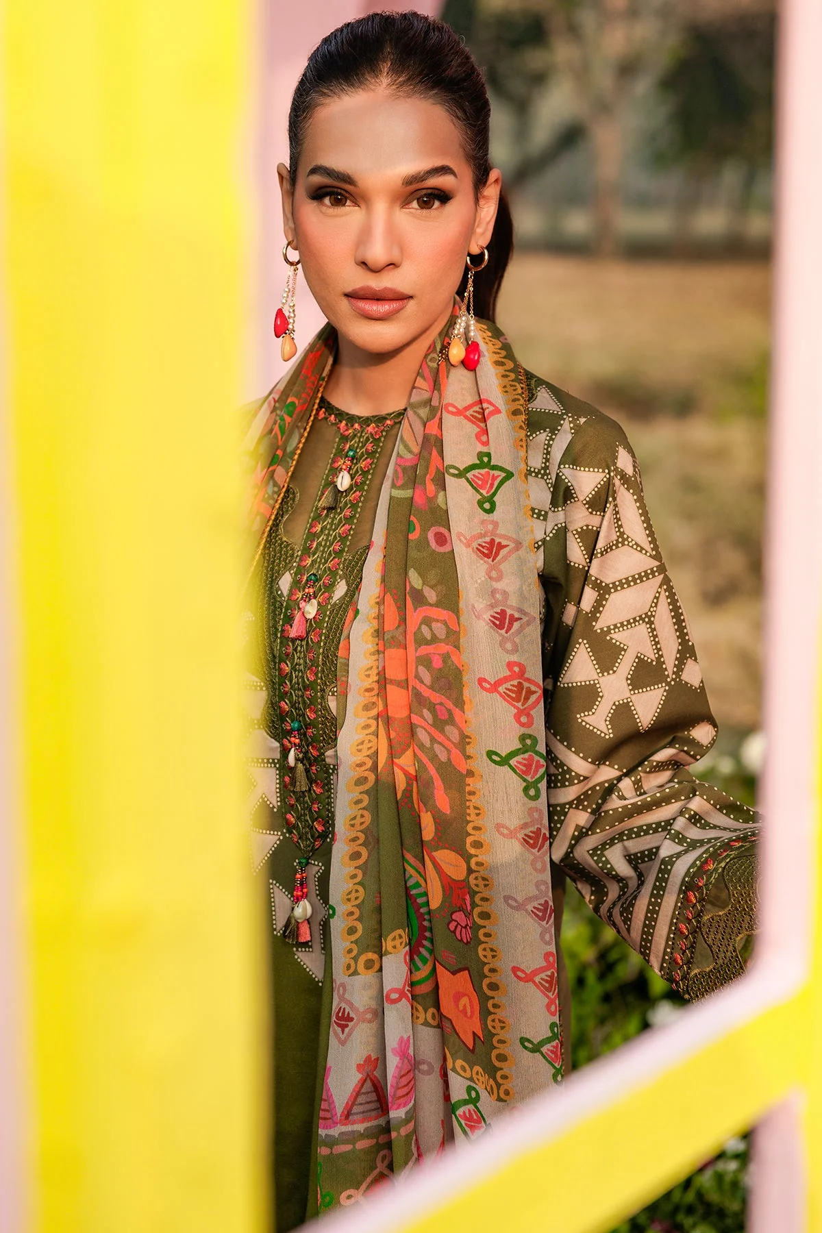 3-PC Unstitched Embroidered Lawn Collection - Image 3