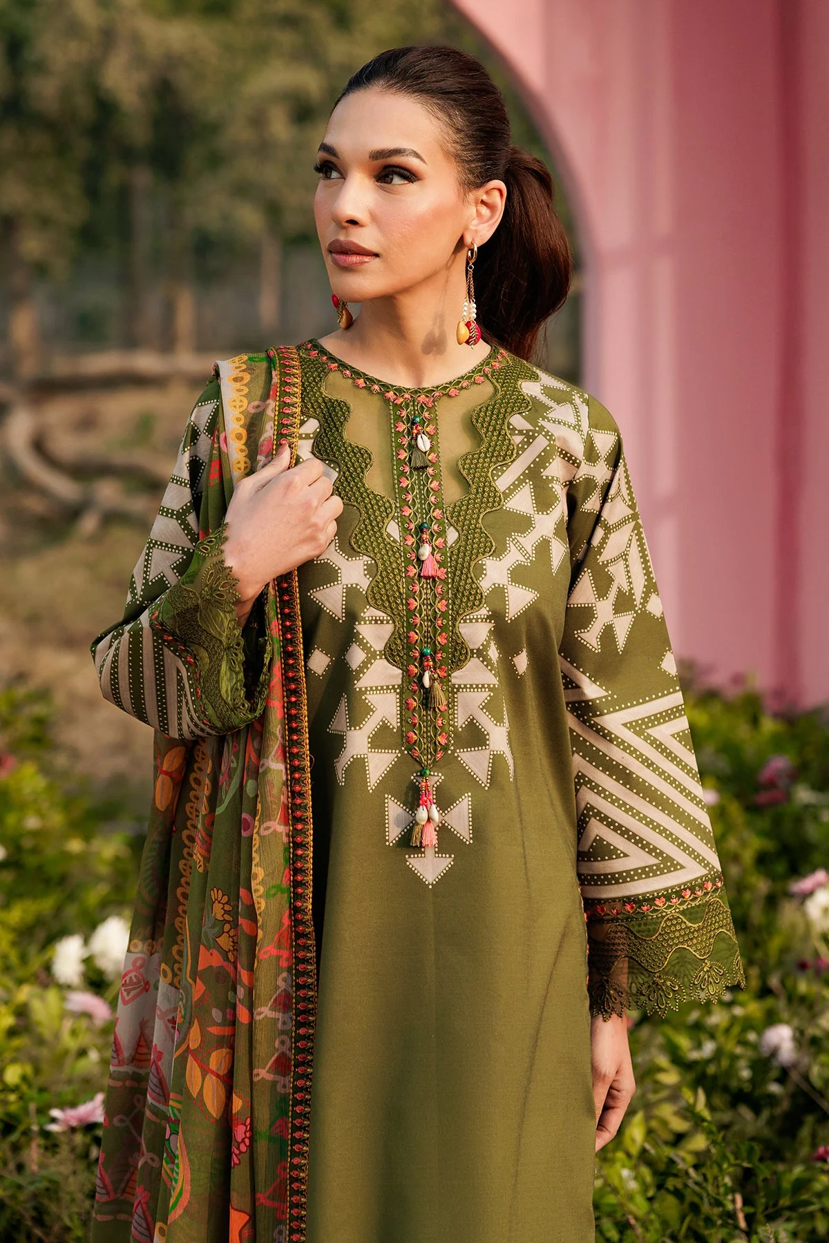 3-PC Unstitched Embroidered Lawn Collection - Image 6