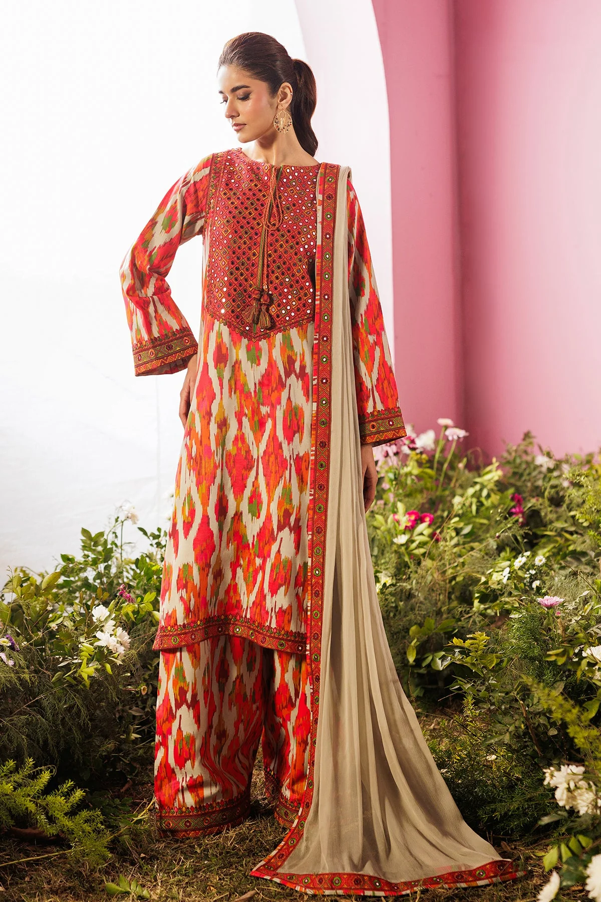 3-PC Unstitched Embroidered Lawn Collection - Image 5
