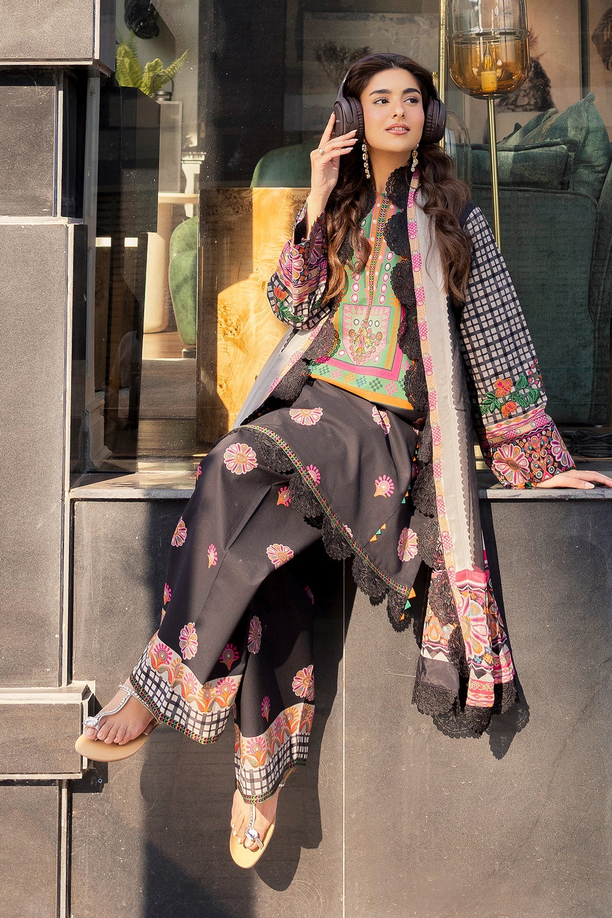 3-PC Unstitched Embroidered Lawn Collection - Image 6