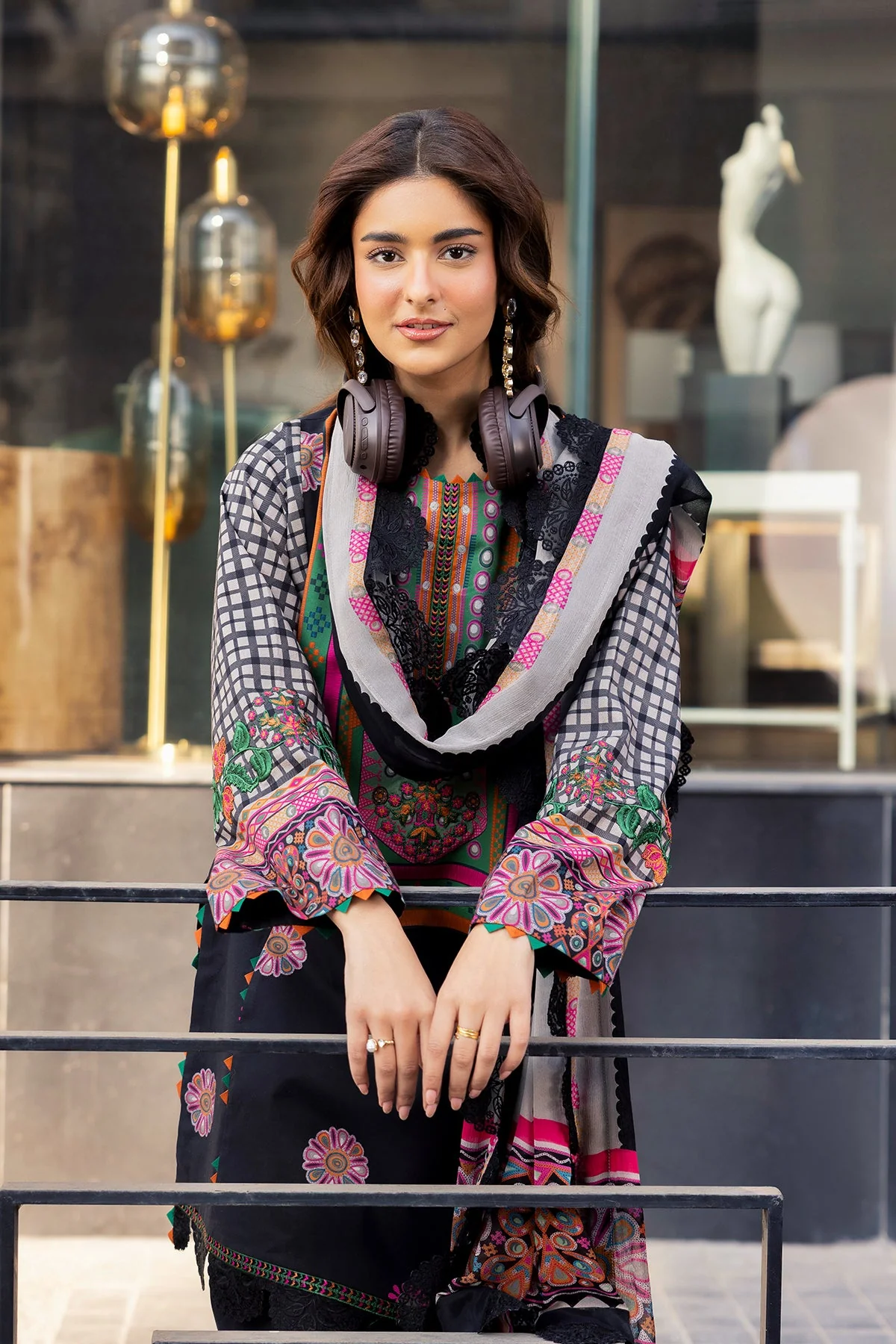 3-PC Unstitched Embroidered Lawn Collection - Image 7