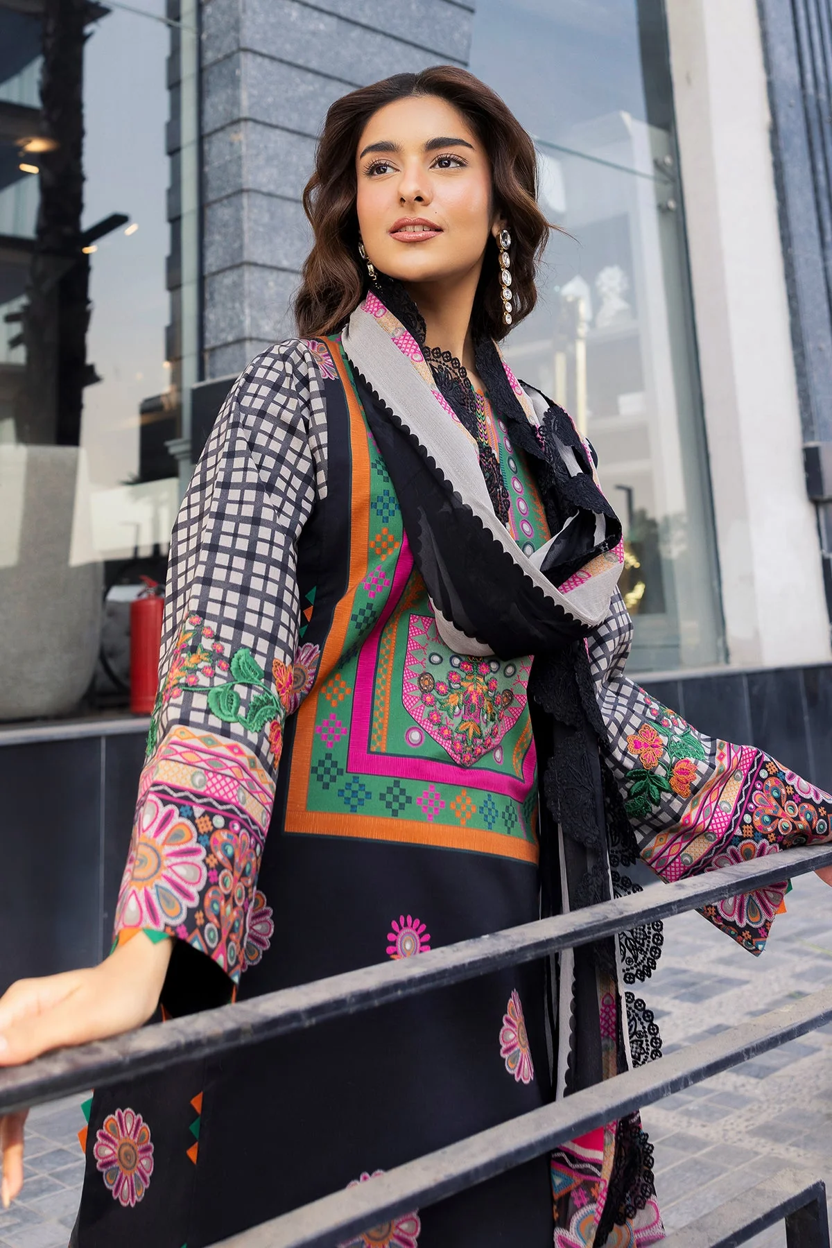 3-PC Unstitched Embroidered Lawn Collection - Image 9