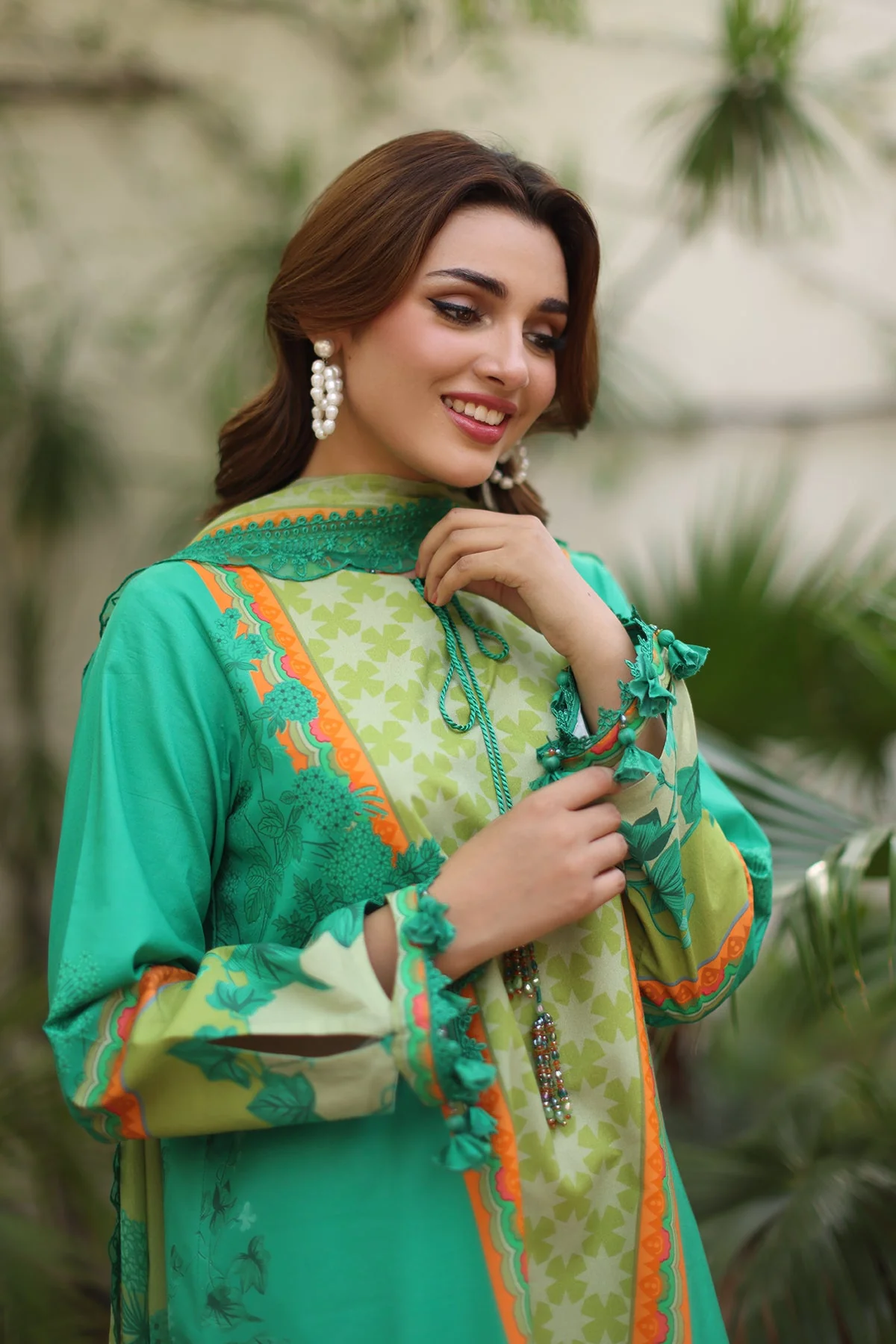 3-PC Unstitched Embroidered Lawn Collection - Image 4