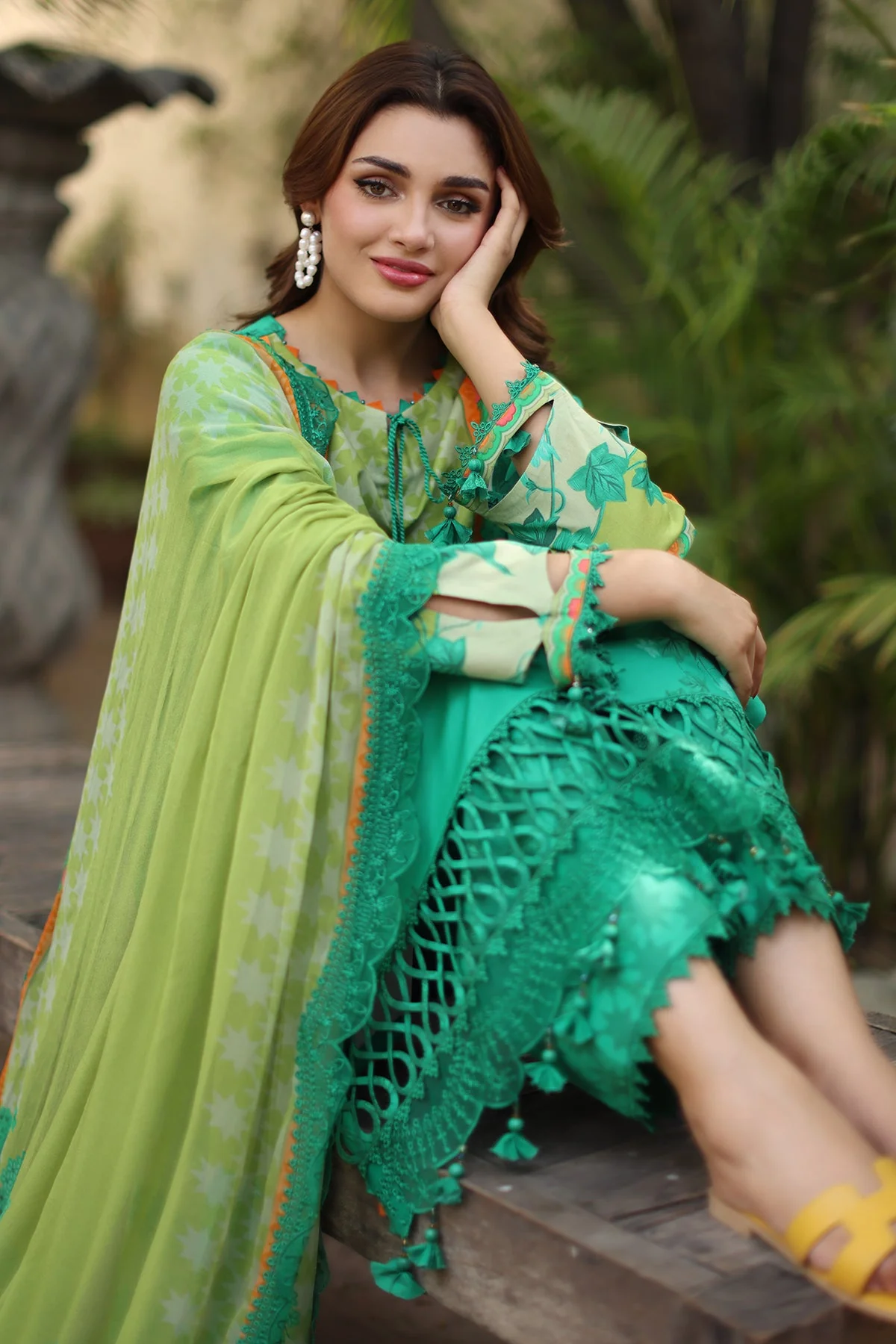 3-PC Unstitched Embroidered Lawn Collection - Image 5