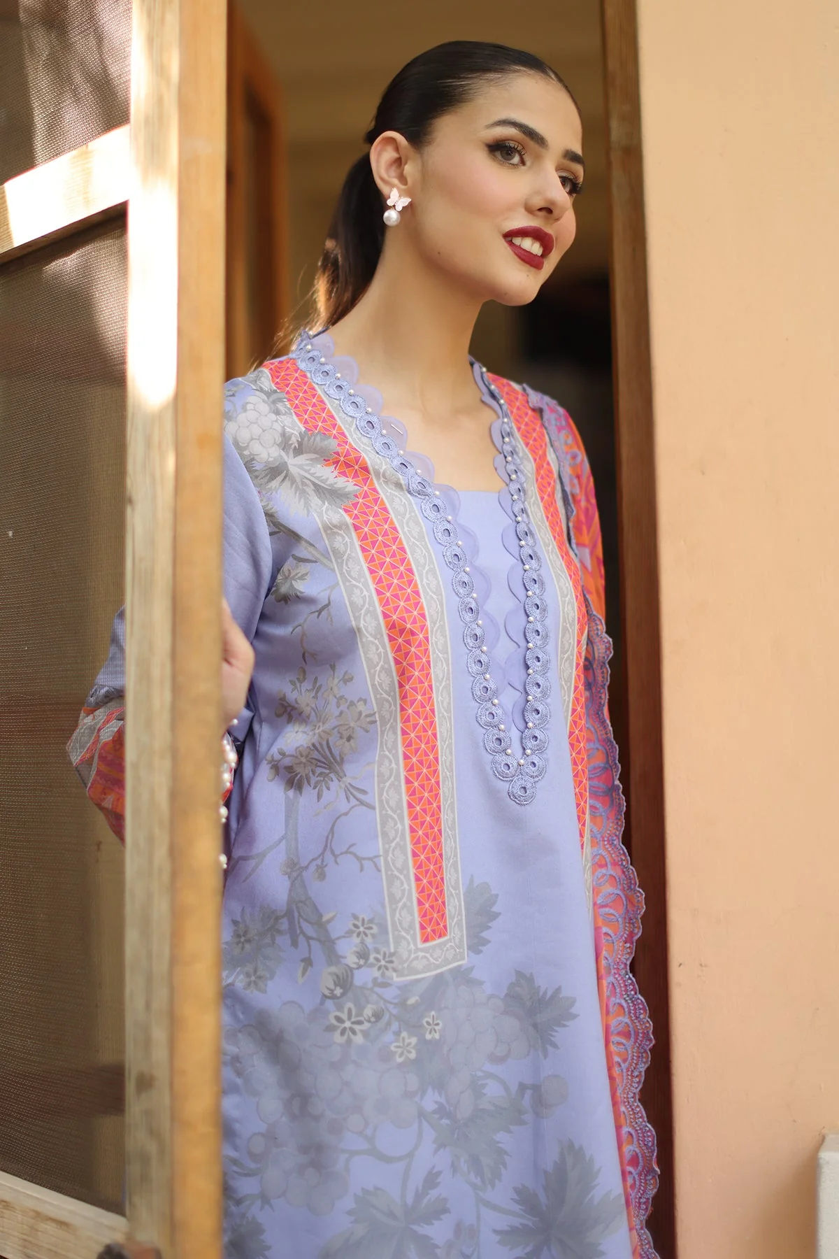 3-PC Unstitched Embroidered Lawn Collection - Image 5