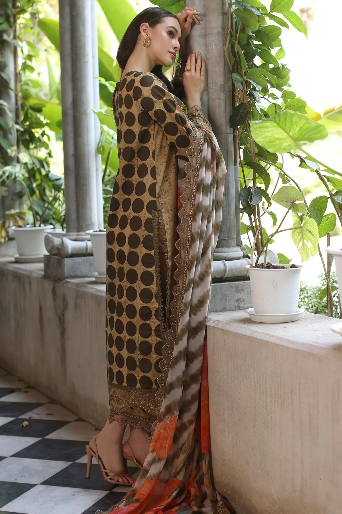 3-PC Unstitched Embroidered Printed Lawn Collection - Image 3