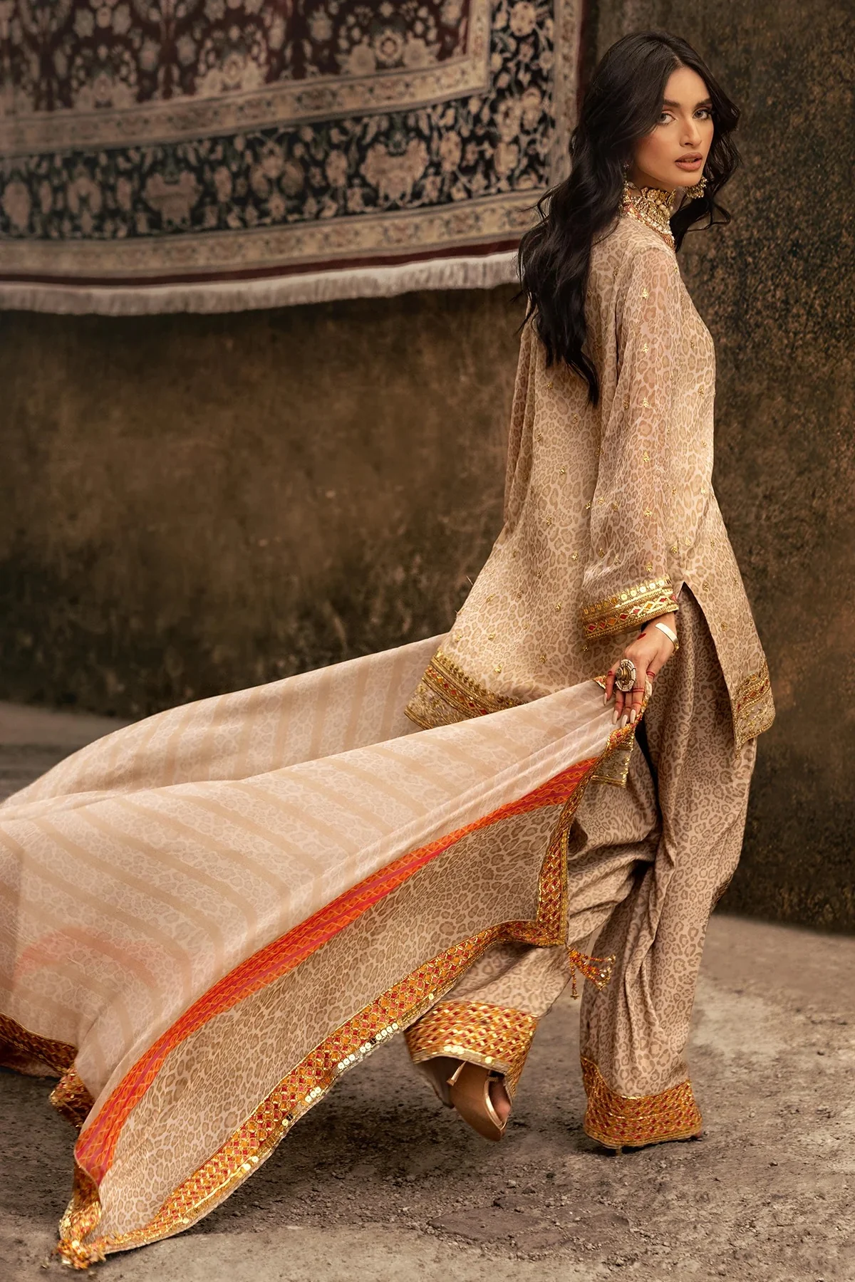 3-PC Unstitched Luxury Chiffon Collection - Image 2