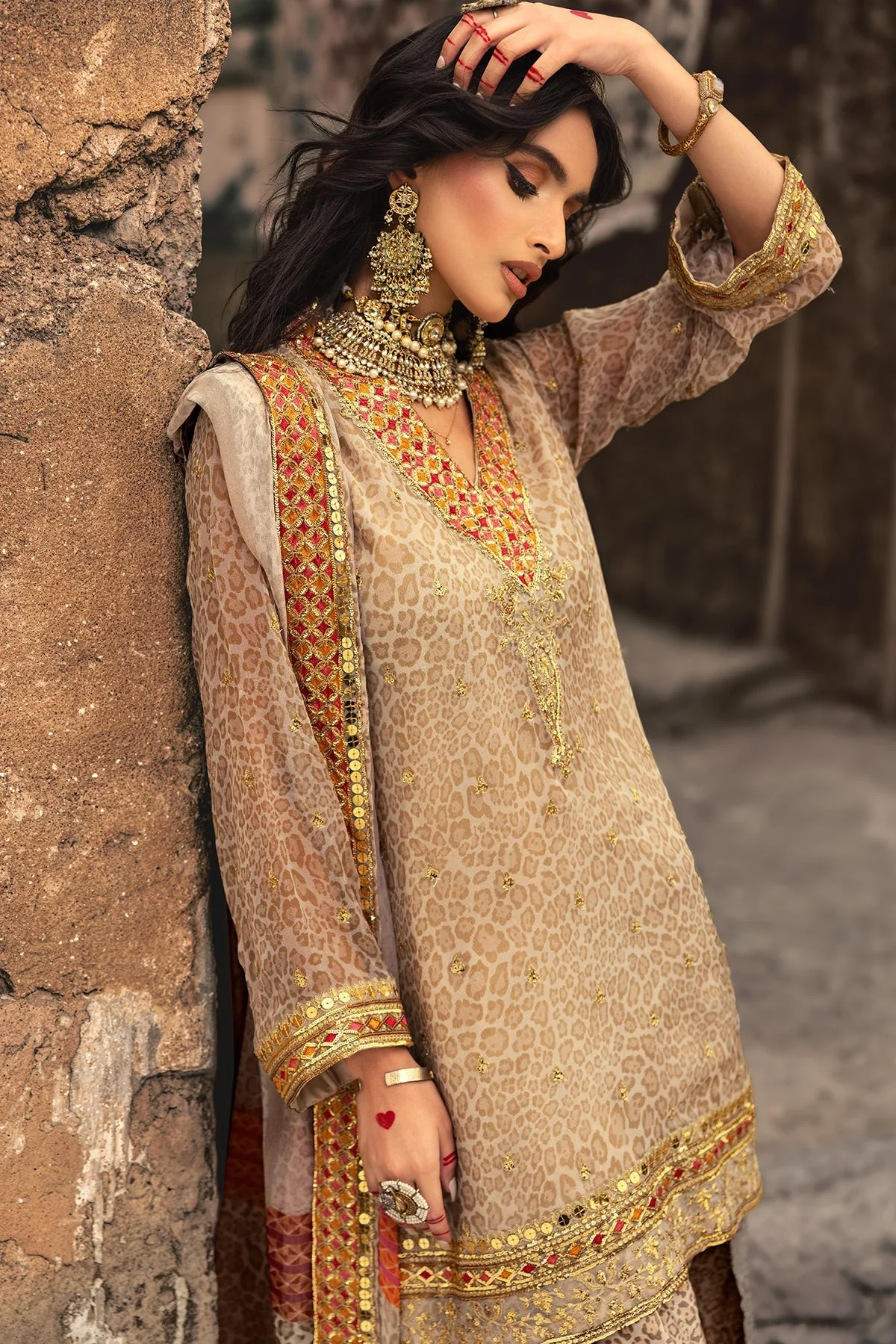3-PC Unstitched Luxury Chiffon Collection - Image 3