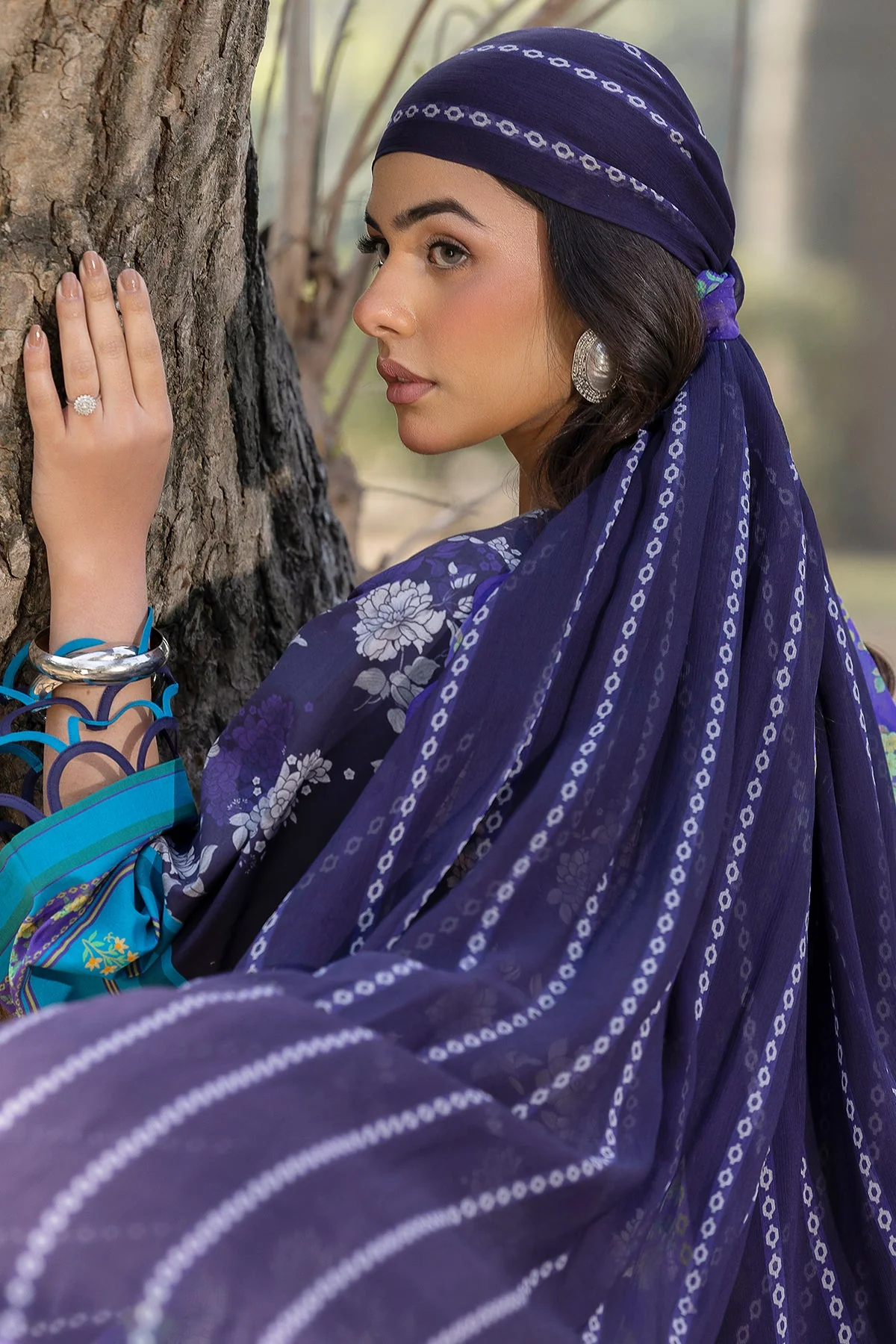 3-PC Unstitched Printed Lawn Collection - Image 6