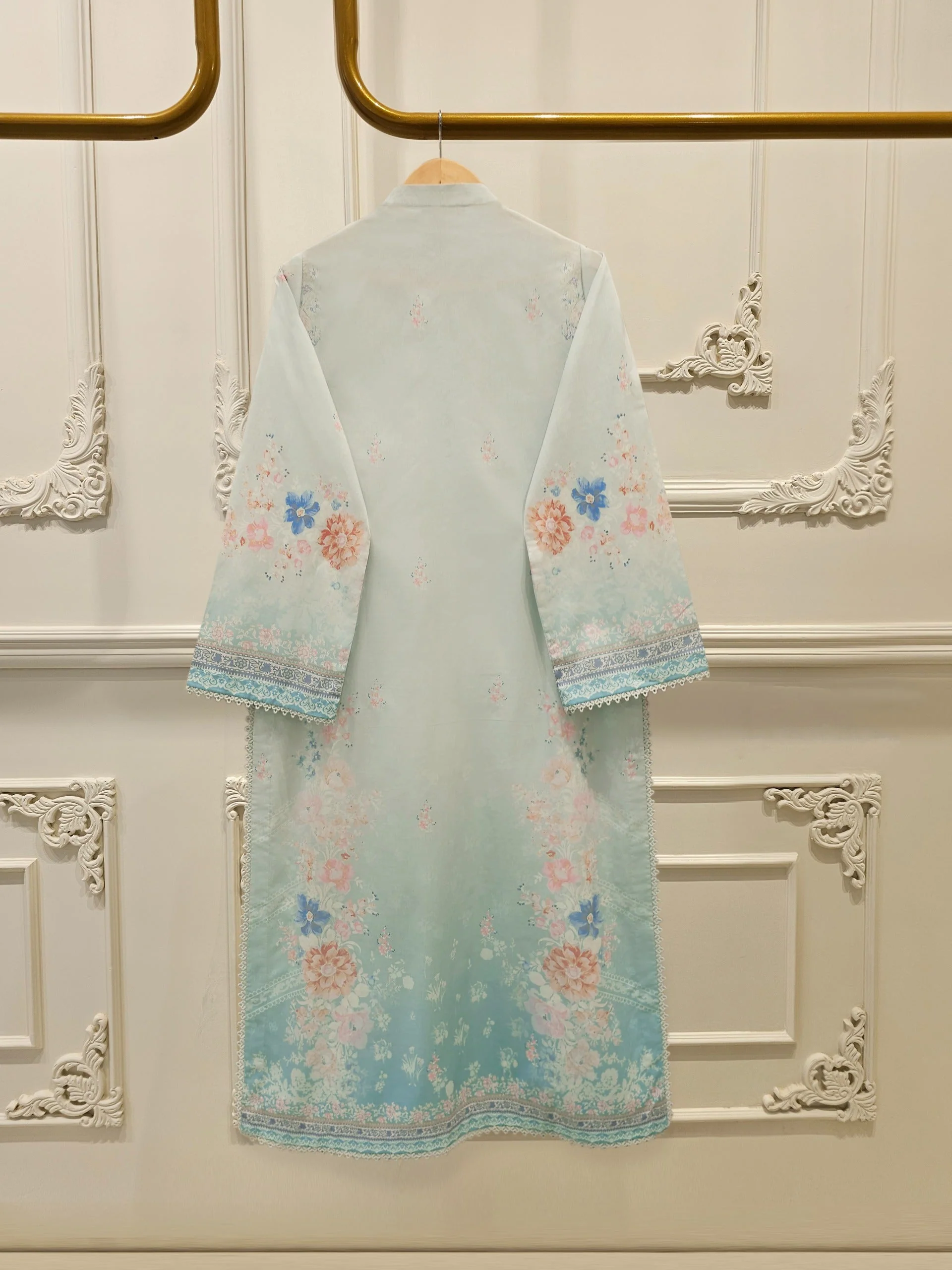 3 Piece - Digital Printed Cambric Suit - Image 2