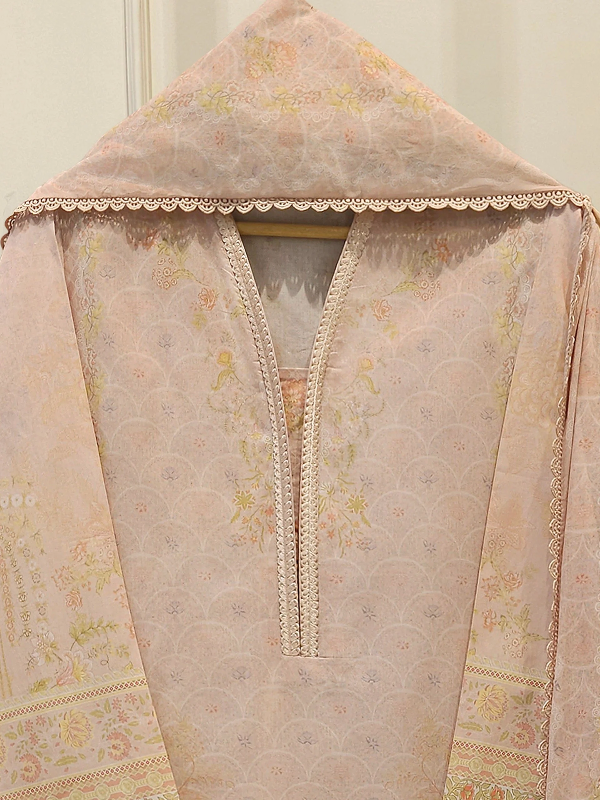 3 Piece - Digital Printed Cambric Suit - Image 5