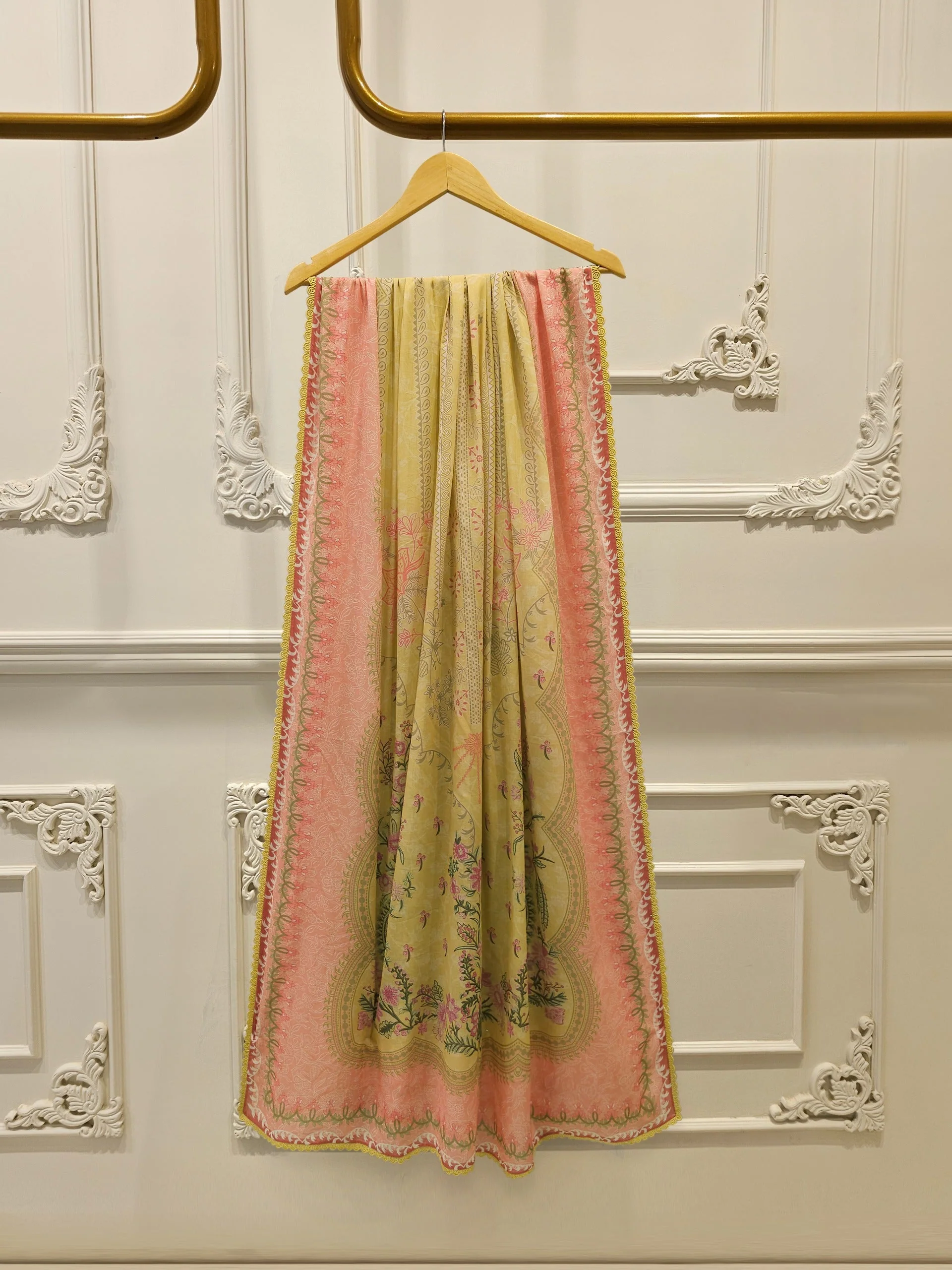 3 Piece - Digital Printed Cambric Suit - Image 4