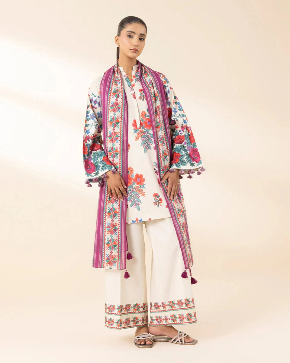 3 Piece - Embroidered Lawn Suit - Image 2