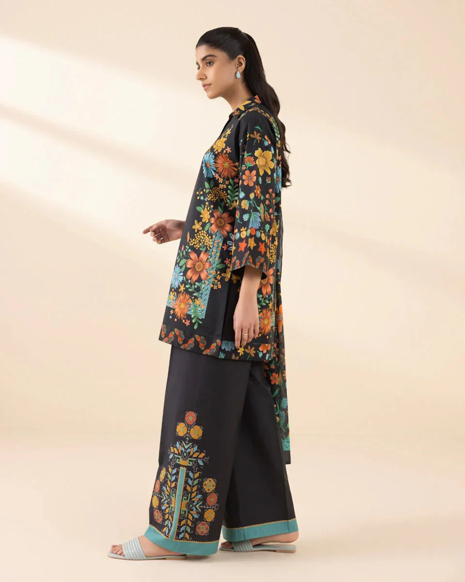 3 Piece - Embroidered Lawn Suit - Image 3