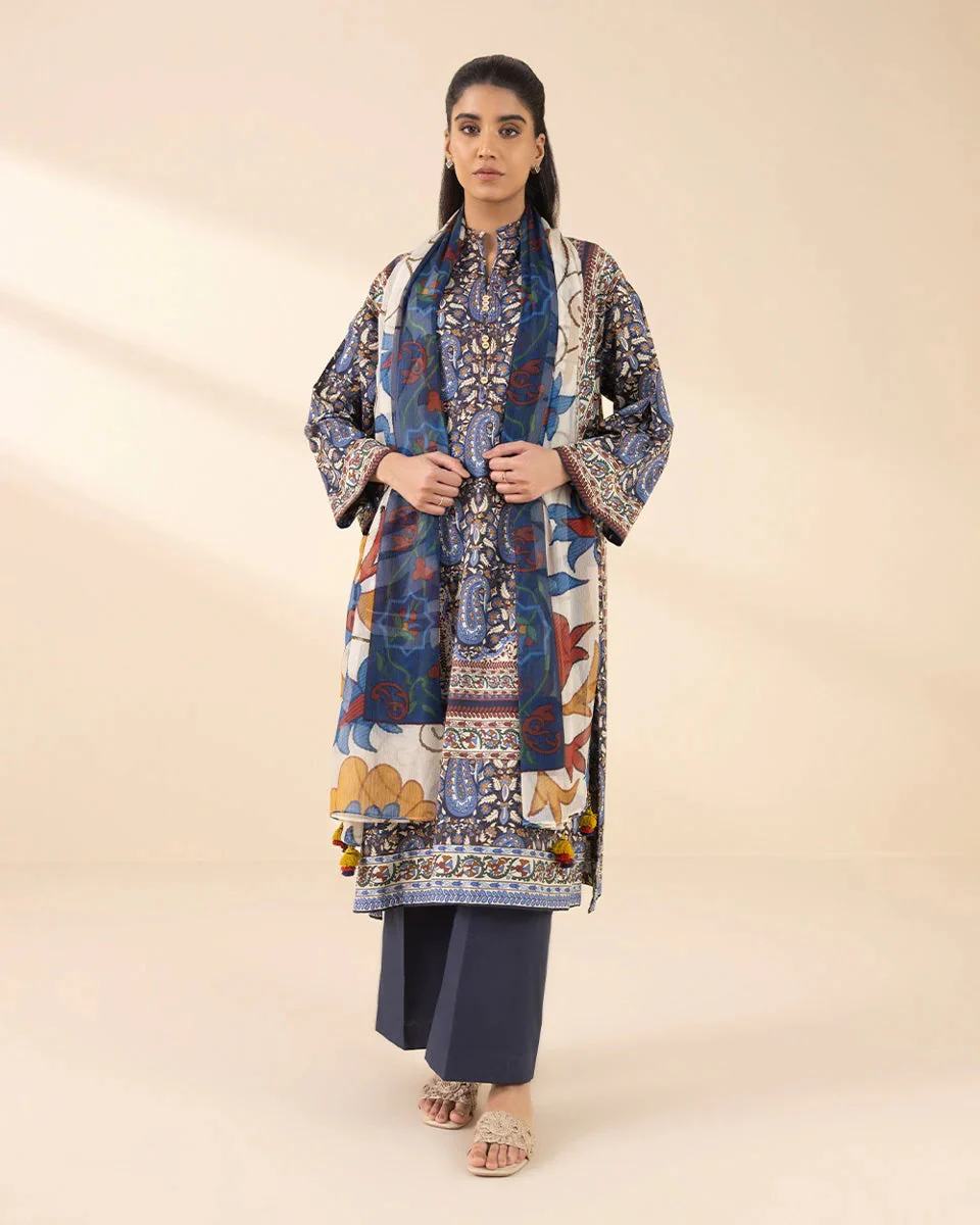 3 Piece - Embroidered Lawn Suit - Image 2