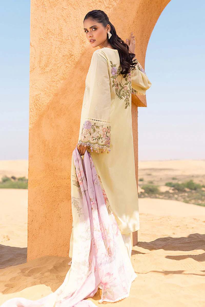 3 PIECE EMBROIDERED LAWN SUIT - Image 2